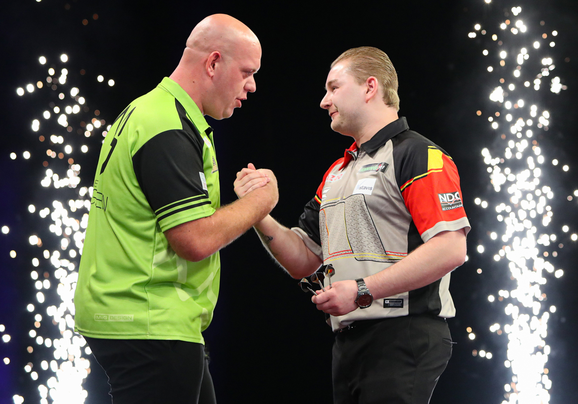 Van Gerwen & Van den Bergh (Kieran Cleeves/PDC)