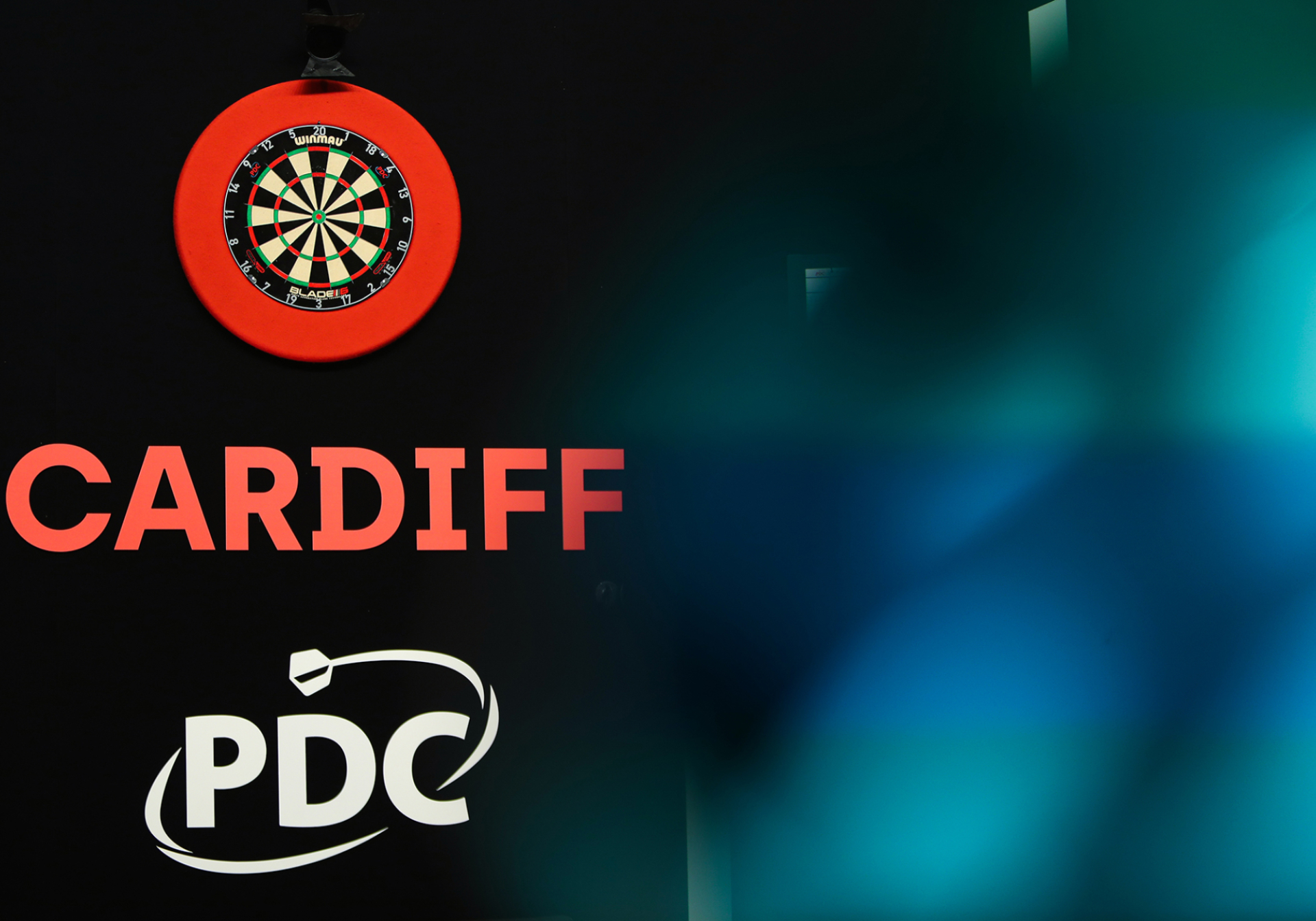 Cardiff Premier League stage (Kieran Cleeves/PDC)
