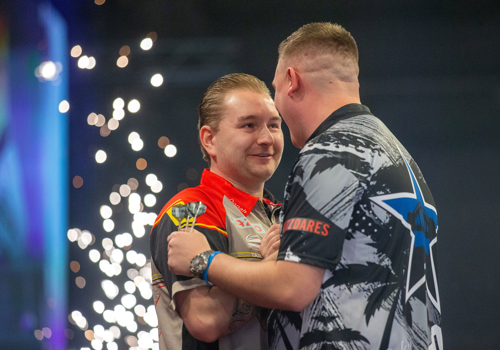 Van den Bergh & Dobey (Simon O'Connor/PDC)