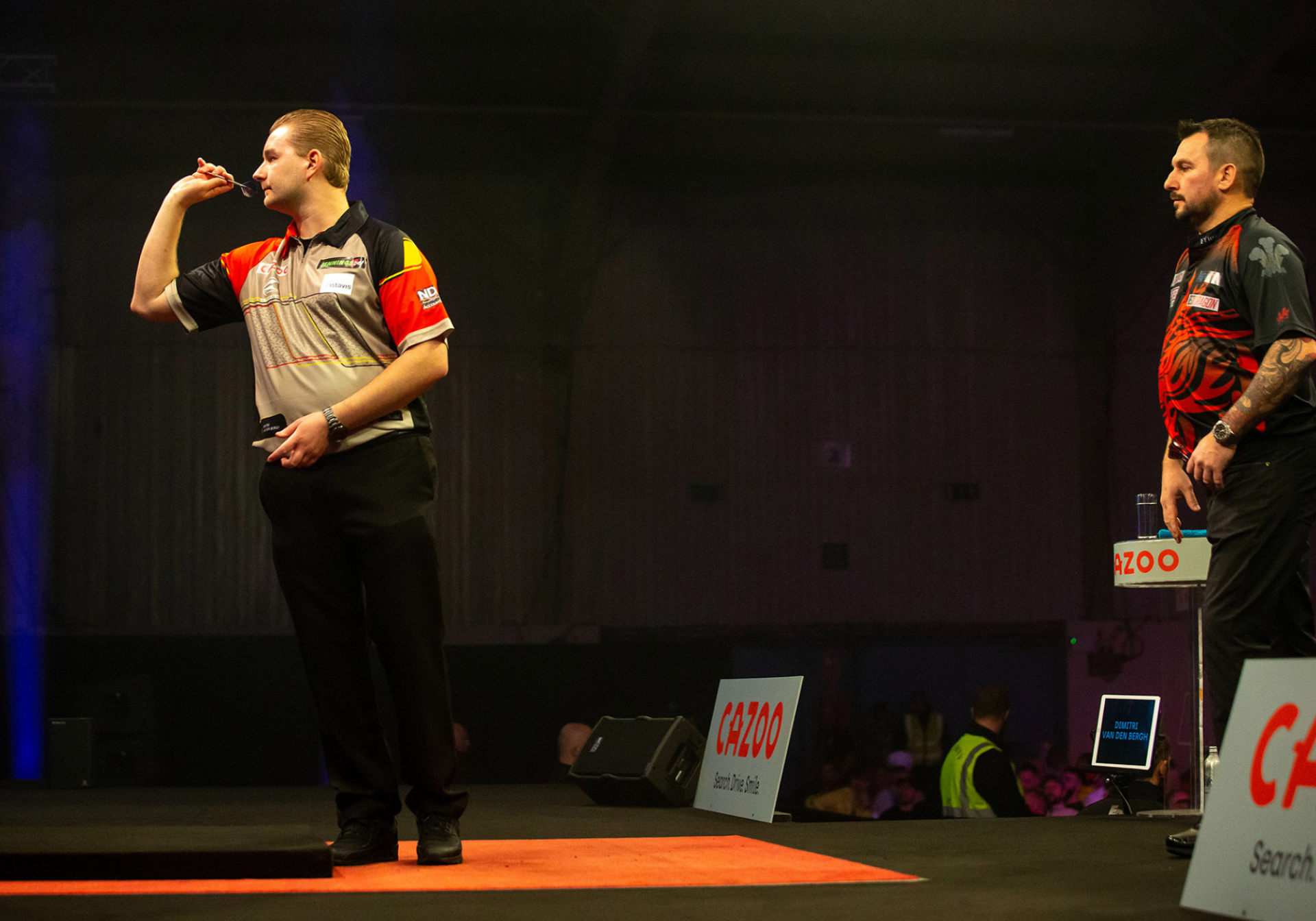 Van den Bergh & Clayton (Simon O'Connor/PDC)