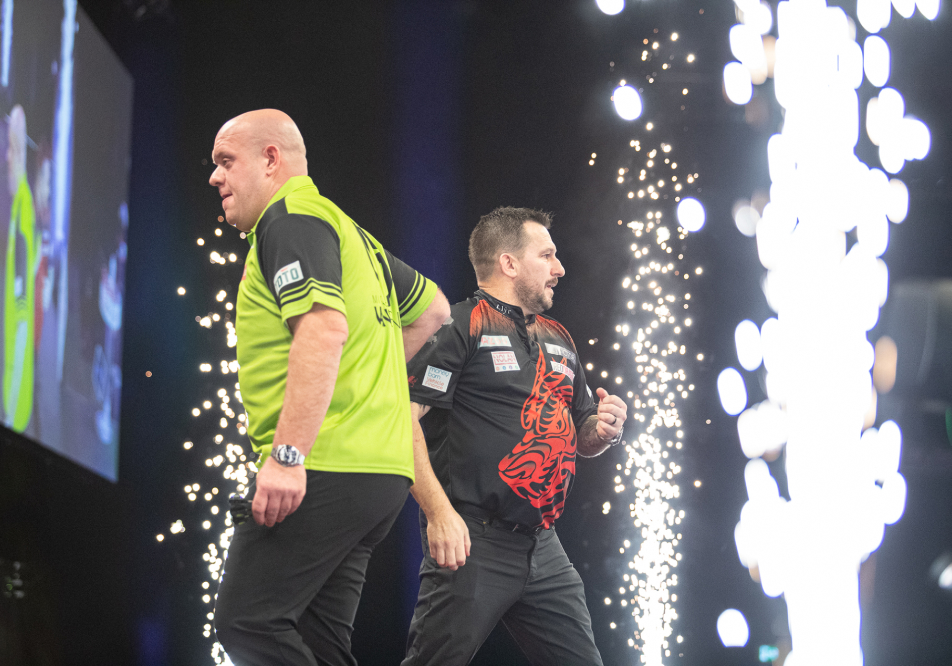 Van Gerwen & Clayton (Jonas Hunold/PDC)