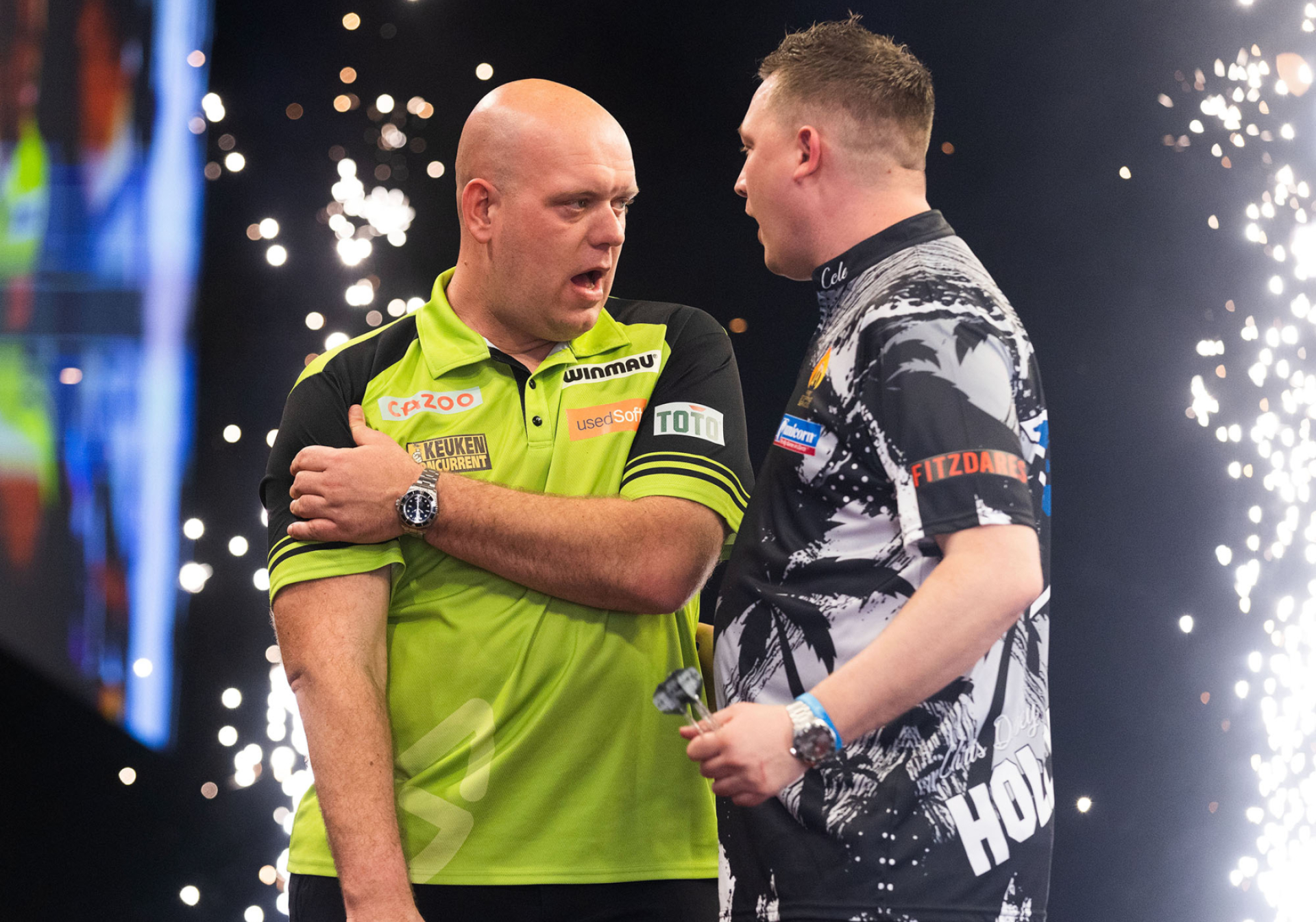 Van Gerwen & Dobey (Taylor Lanning/PDC)