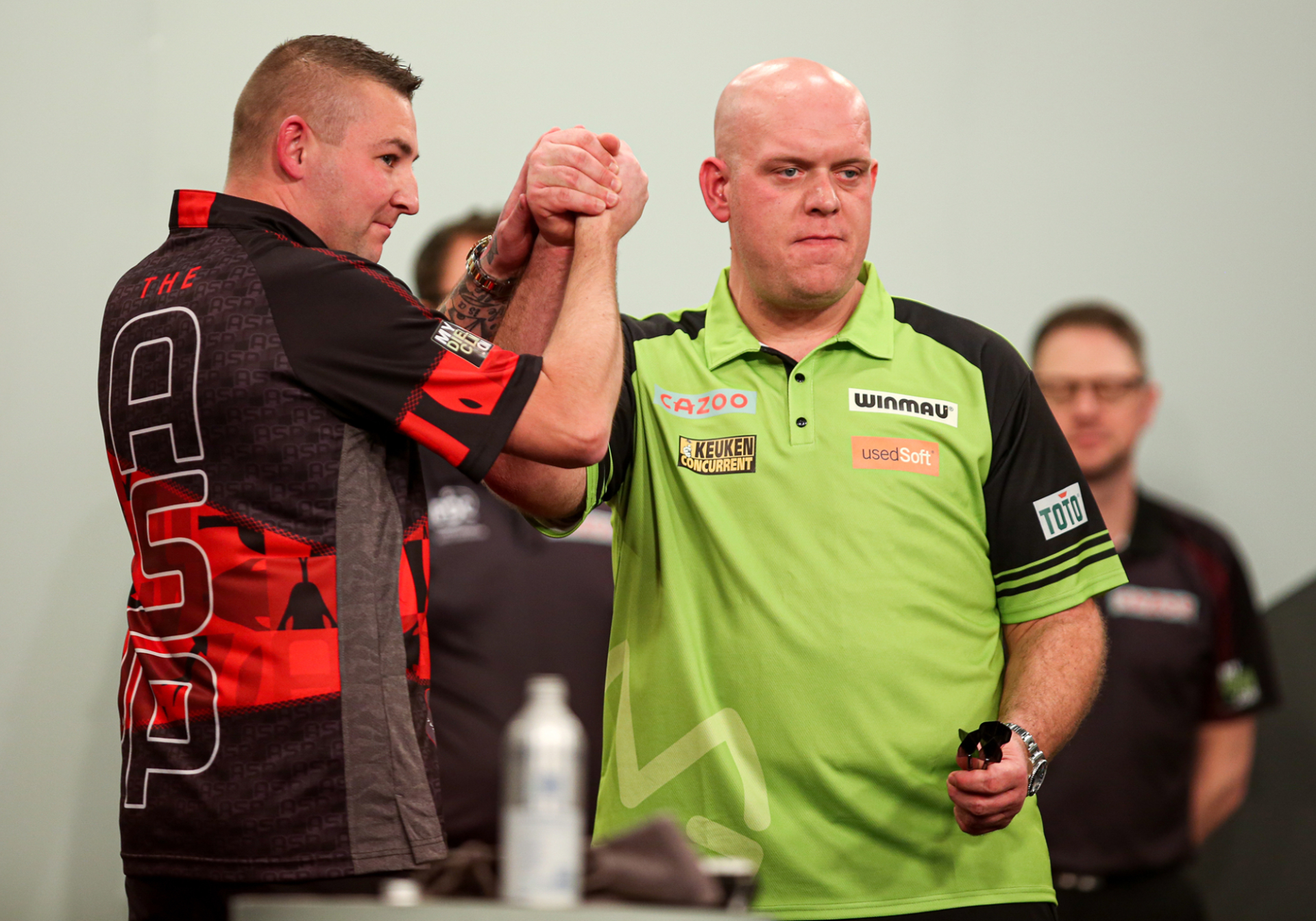 Van Gerwen & Aspinall (Kieran Cleeves/PDC)