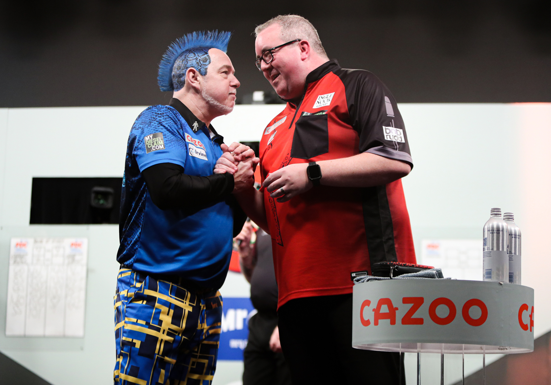 Peter Wright & Stephen Bunting (Kieran Cleeves/PDC)