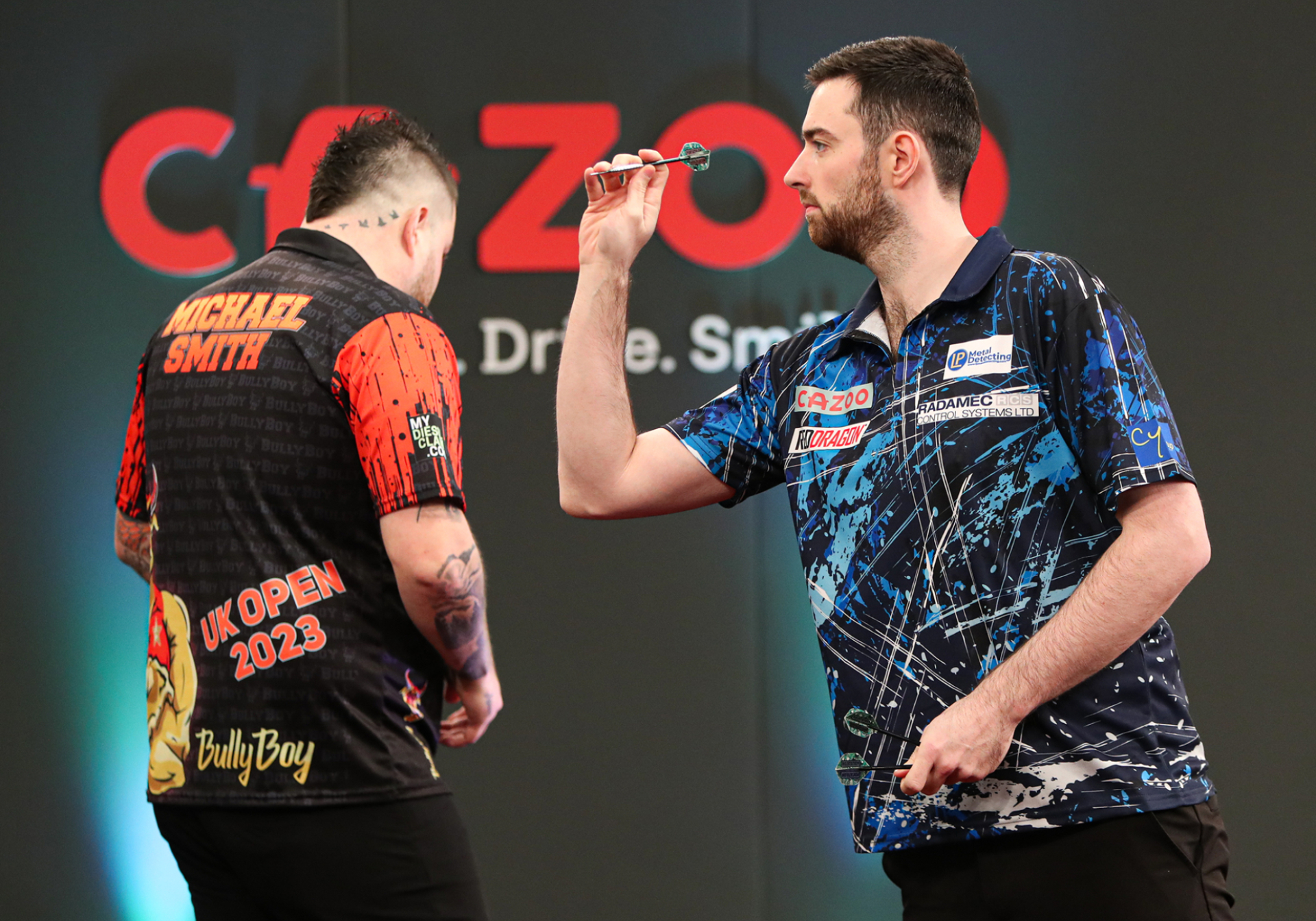 Luke Humphries & Michael Smith (Kieran Cleeves/PDC)