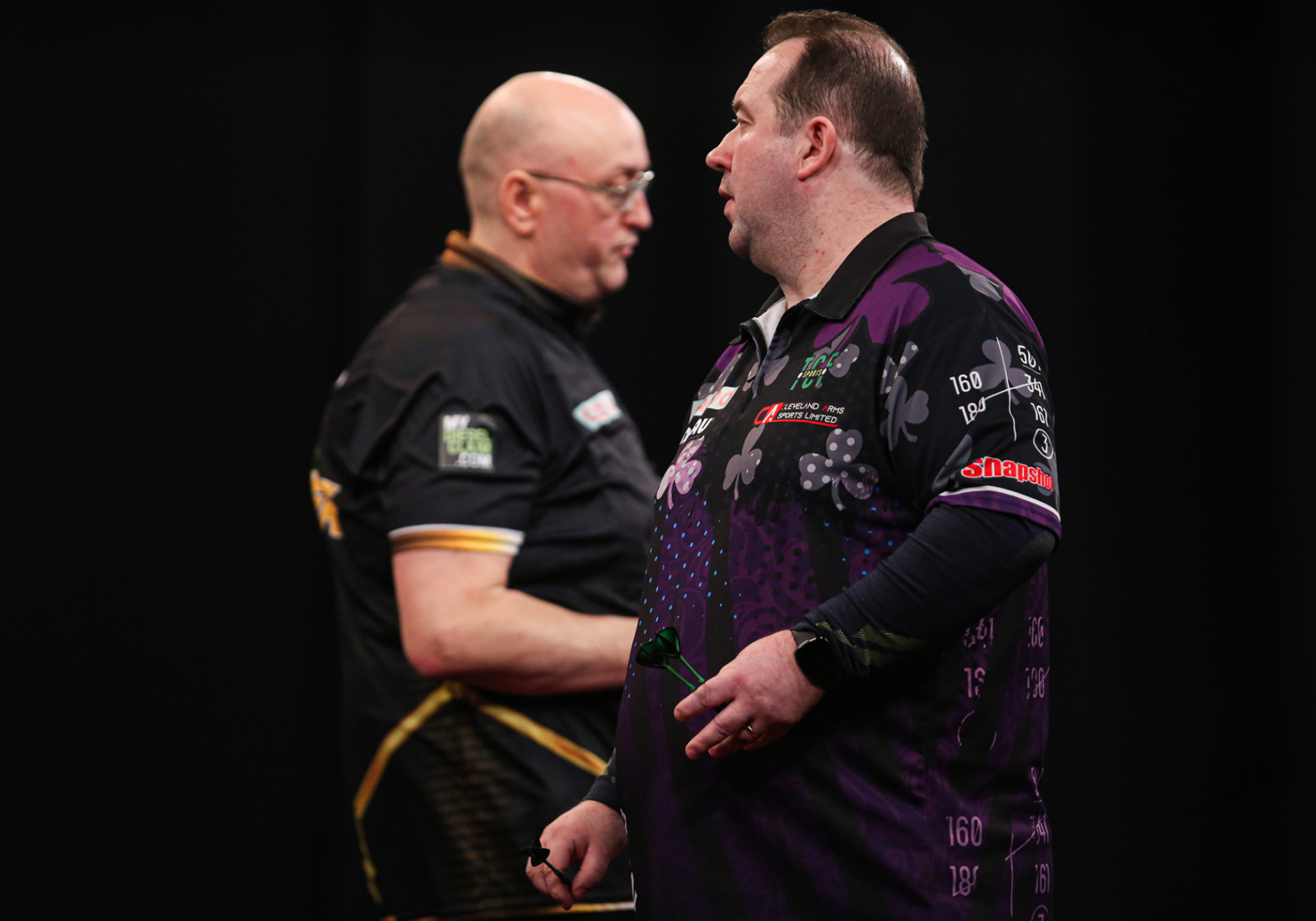 Andrew Gilding & Brendan Dolan (Kieran Cleeves/PDC)