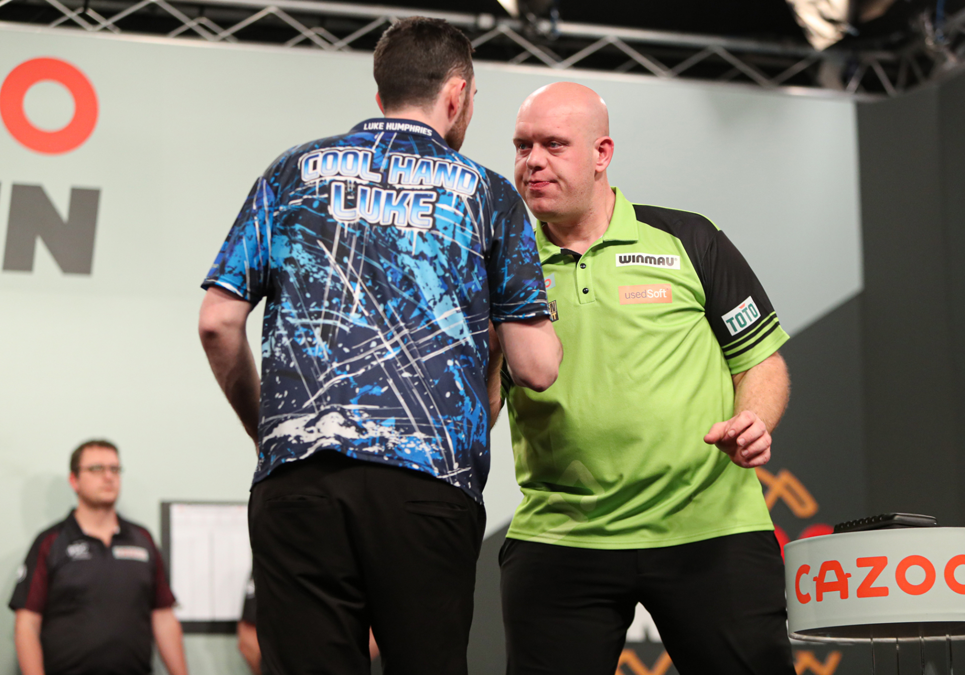 Michael van Gerwen & Luke Humphries (Kieran Cleeves/PDC)