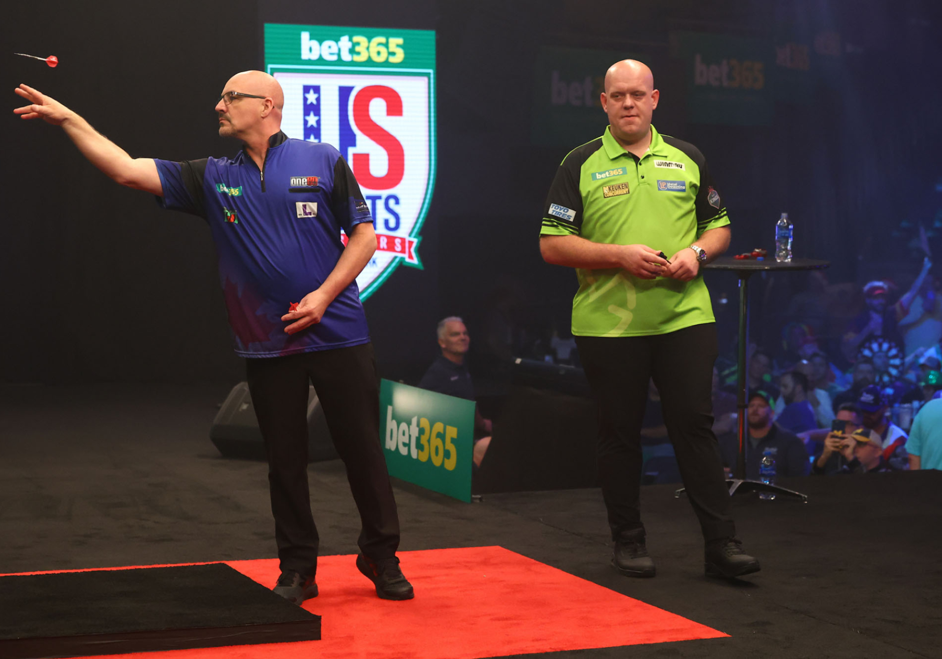 Jim Long & Van Gerwen (Ed Mulholland/PDC)