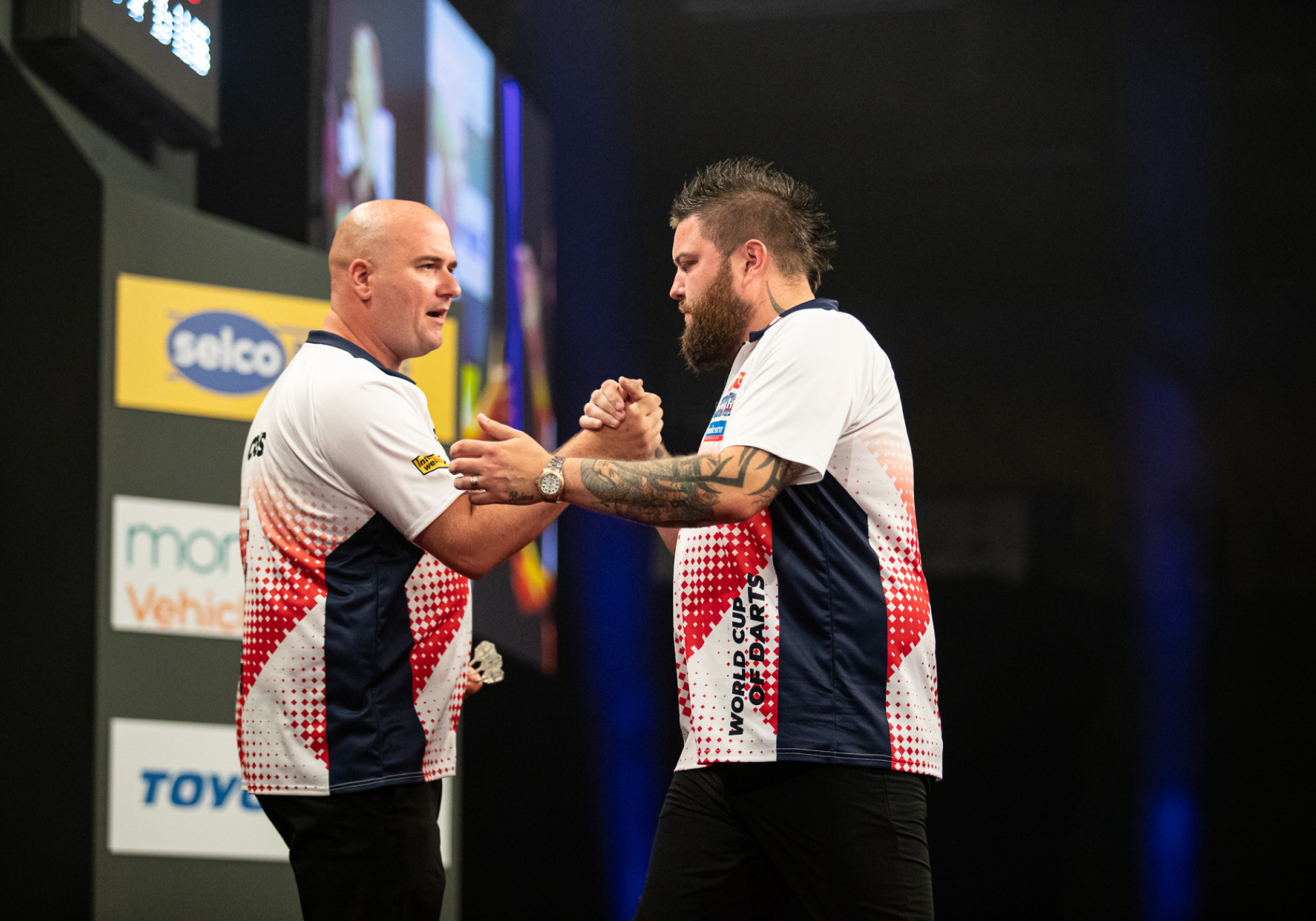 Rob Kruis & Michael Smith (Jonas Hunold/PDC)