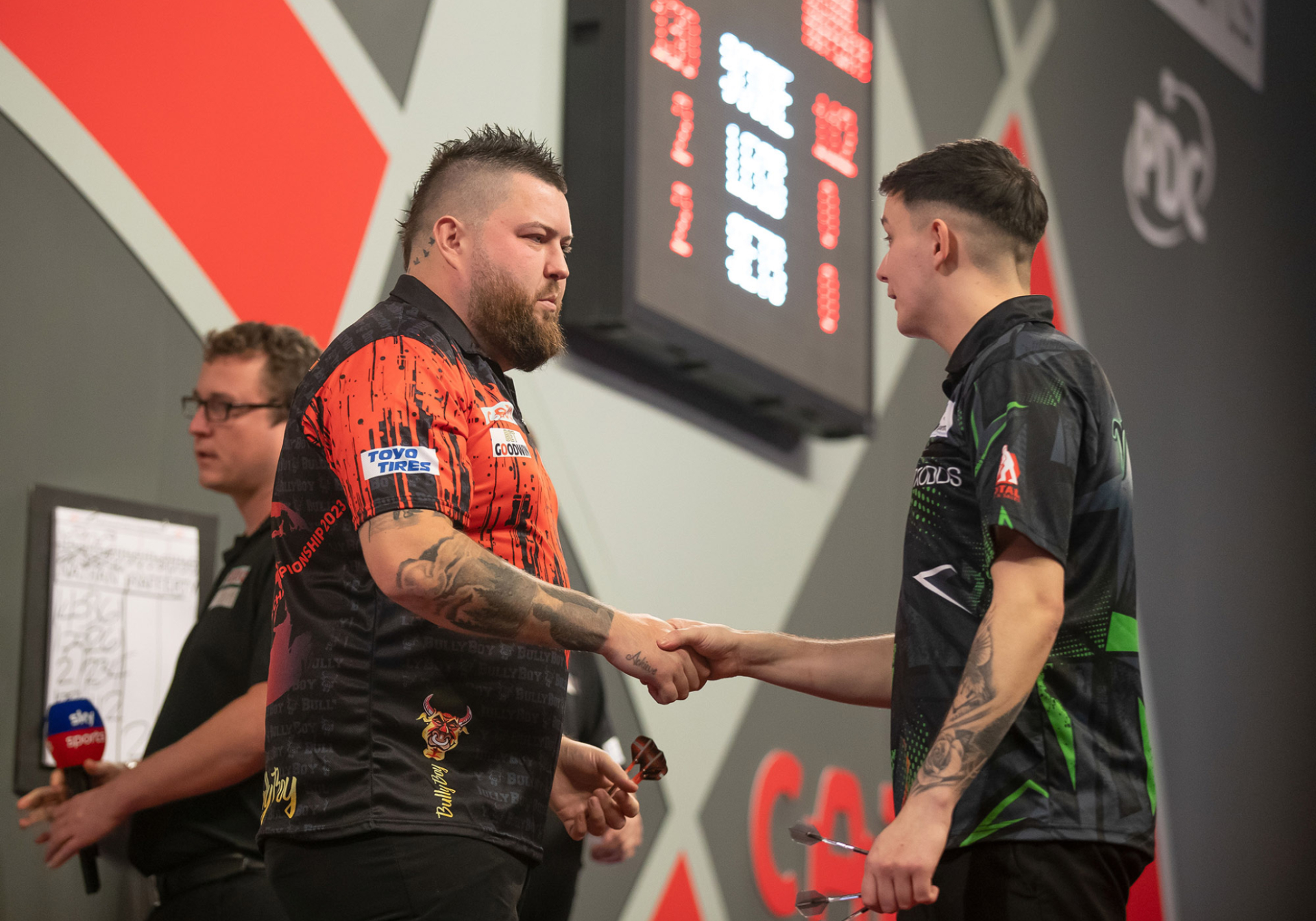 Michael Smith & Nathan Rafferty (Taylor Lanning/PDC)