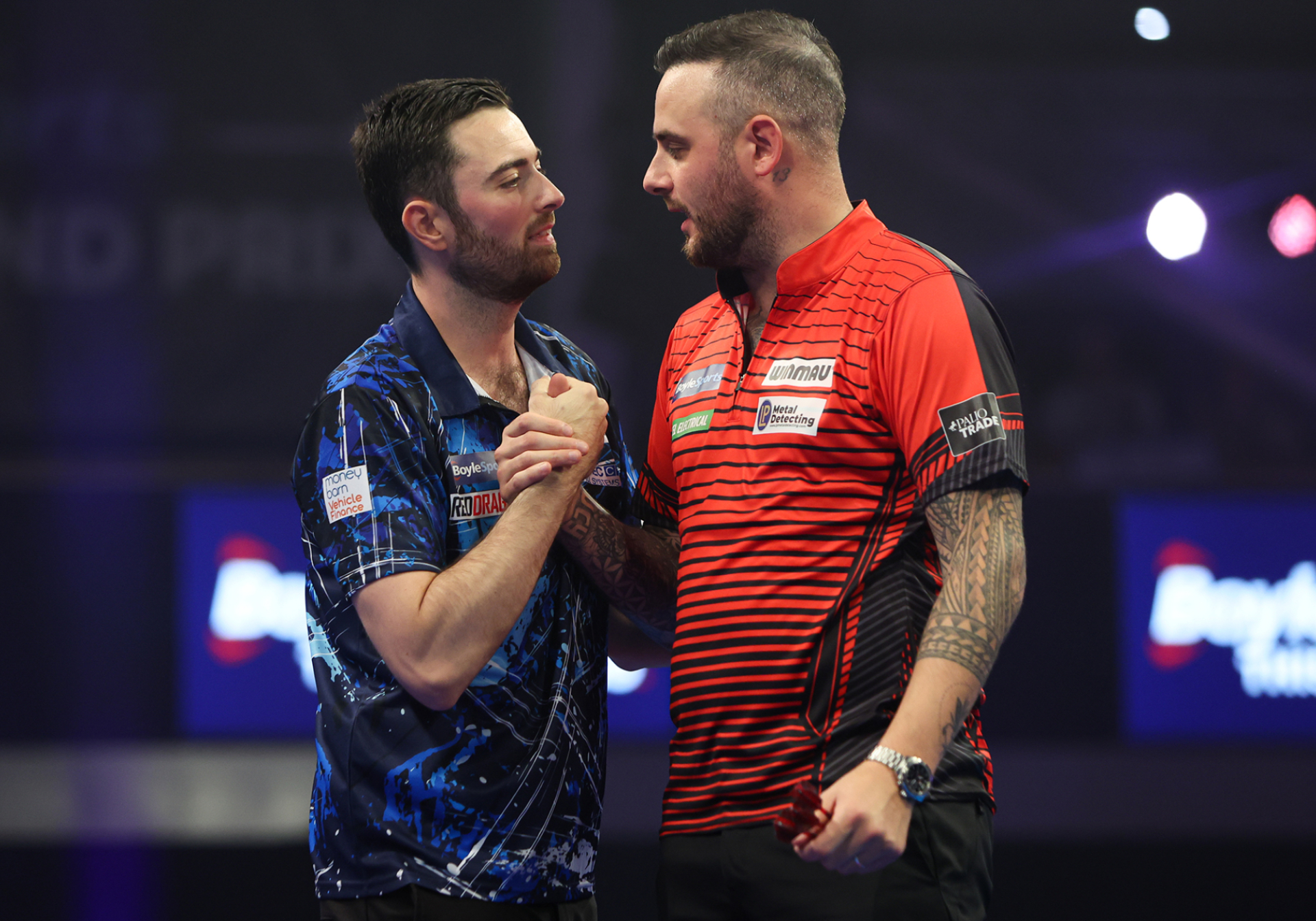 Luke Humphries & Joe Cullen (Kieran Cleeves/PDC)