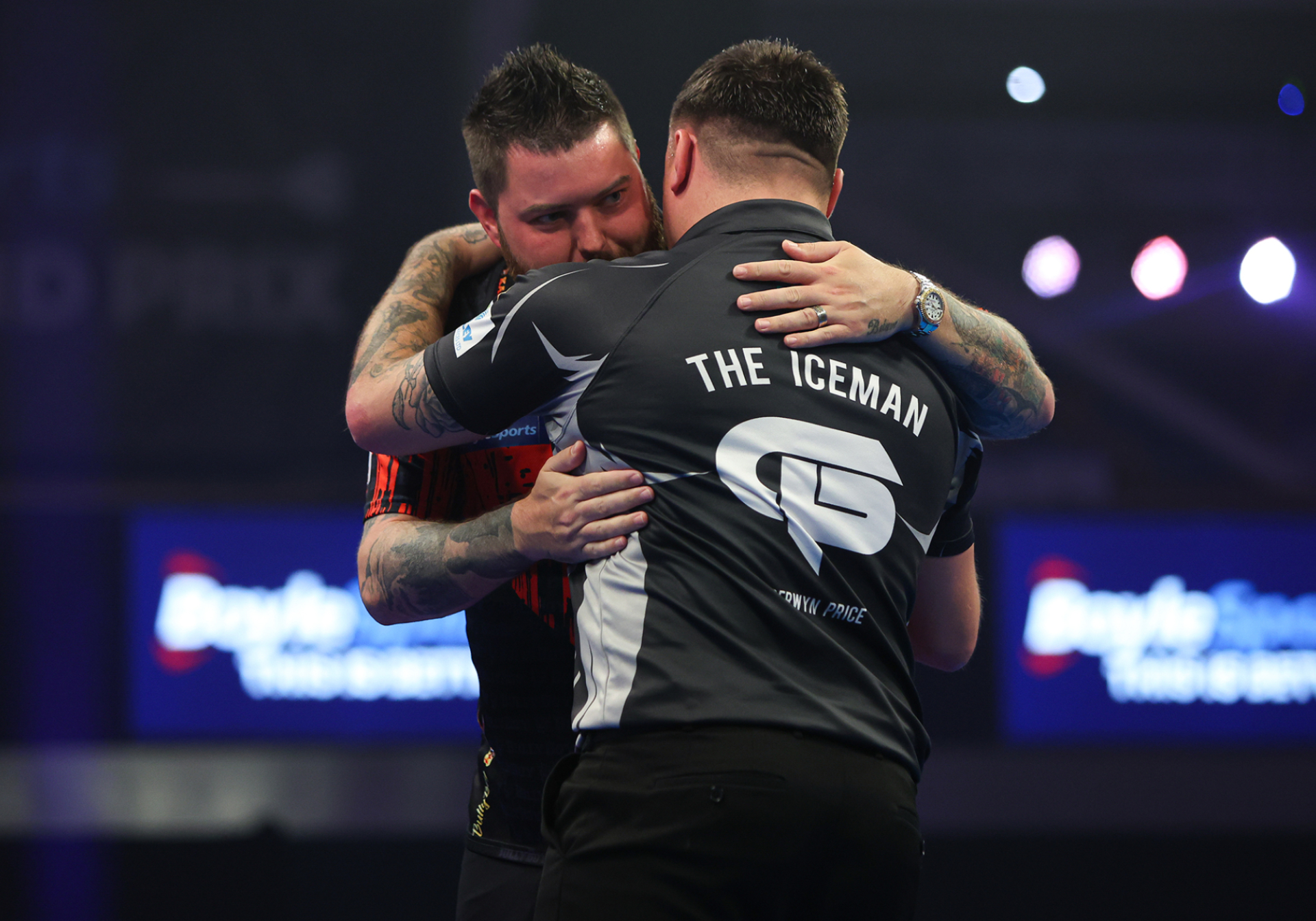 Gerwyn Price & Michael Smith (Kieran Cleeves/PDC)