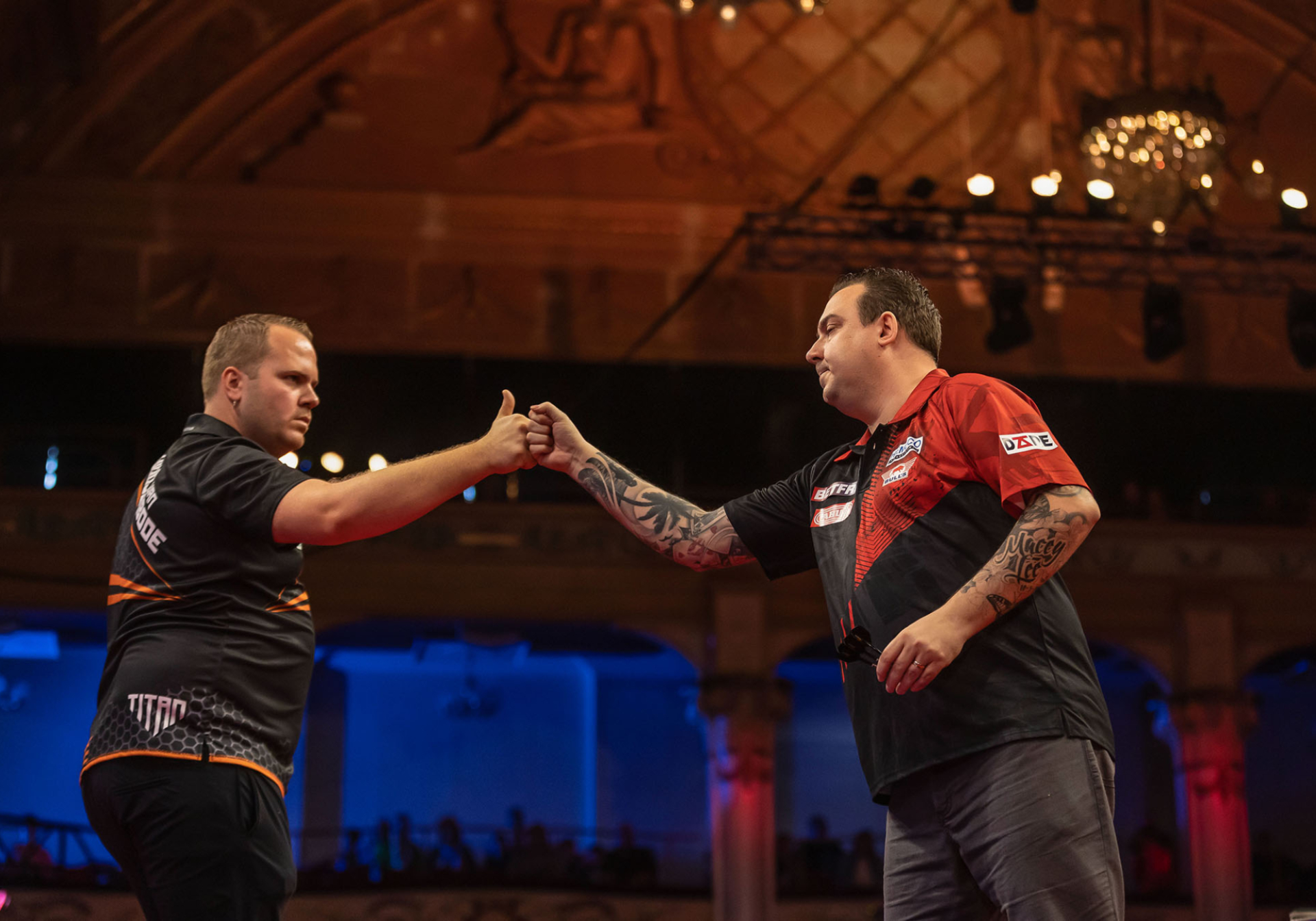 Dirk van Duijvenbode & Kim Huybrechts (Taylor Lanning/PDC)