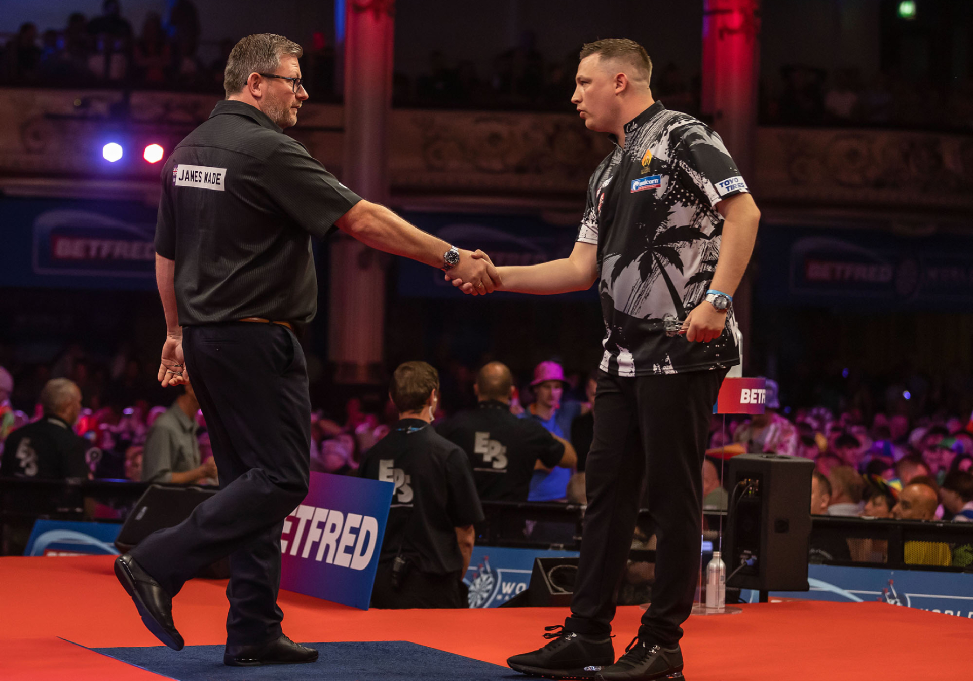 James Wade & Chris Dobey (Taylor Lanning/PDC)