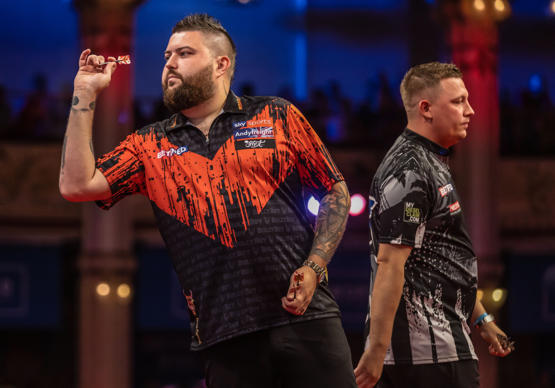 Michael Smith & Chris Dobey (Taylor Lanning/PDC)