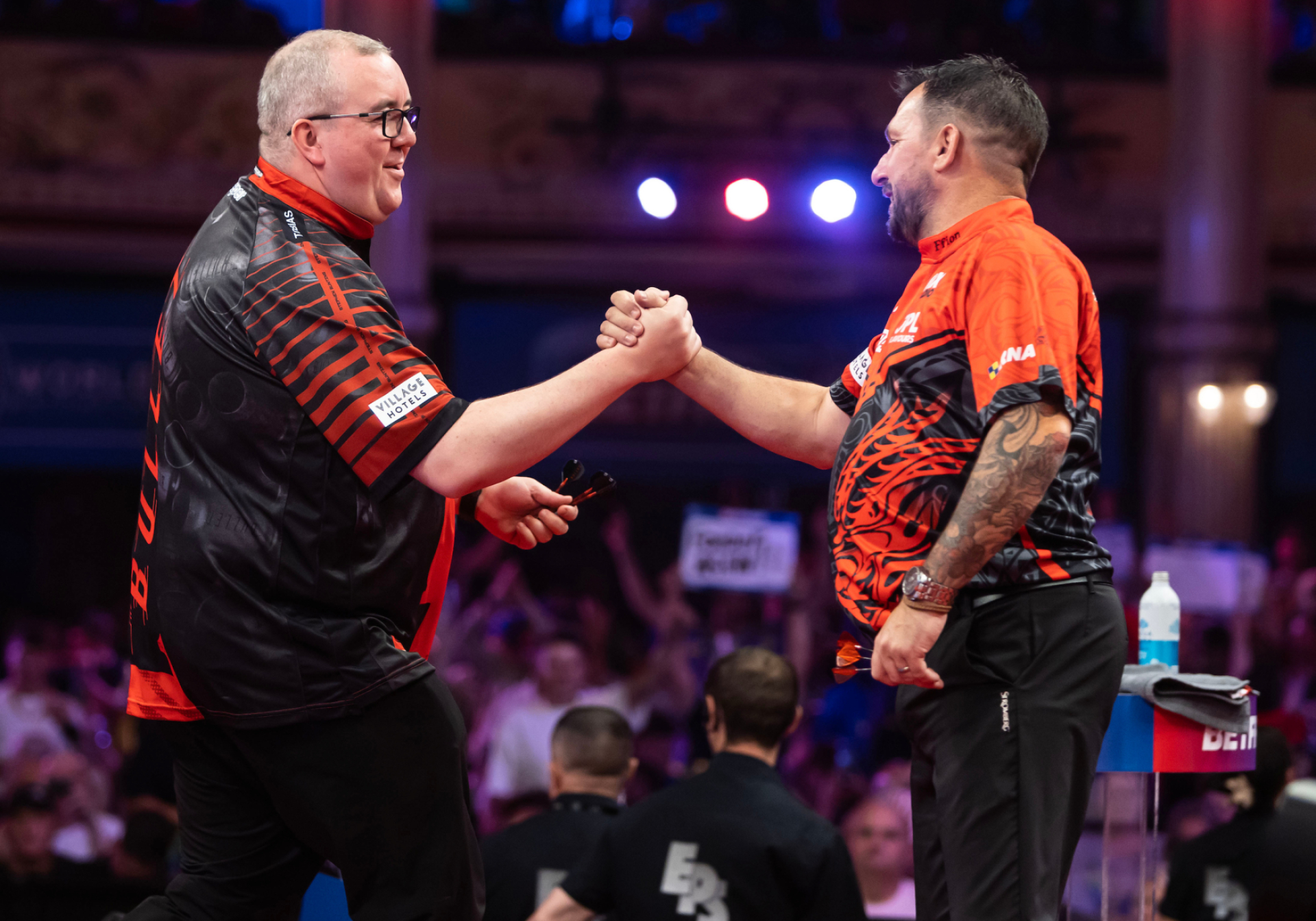 Stephen Bunting and Jonny Clayton