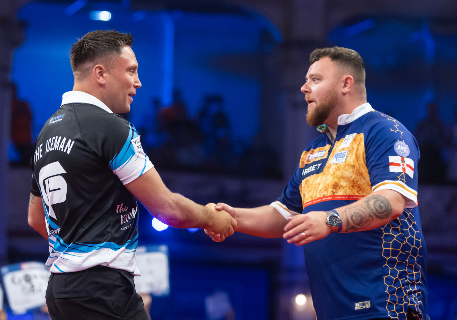 Gerwyn Price and Josh Rock