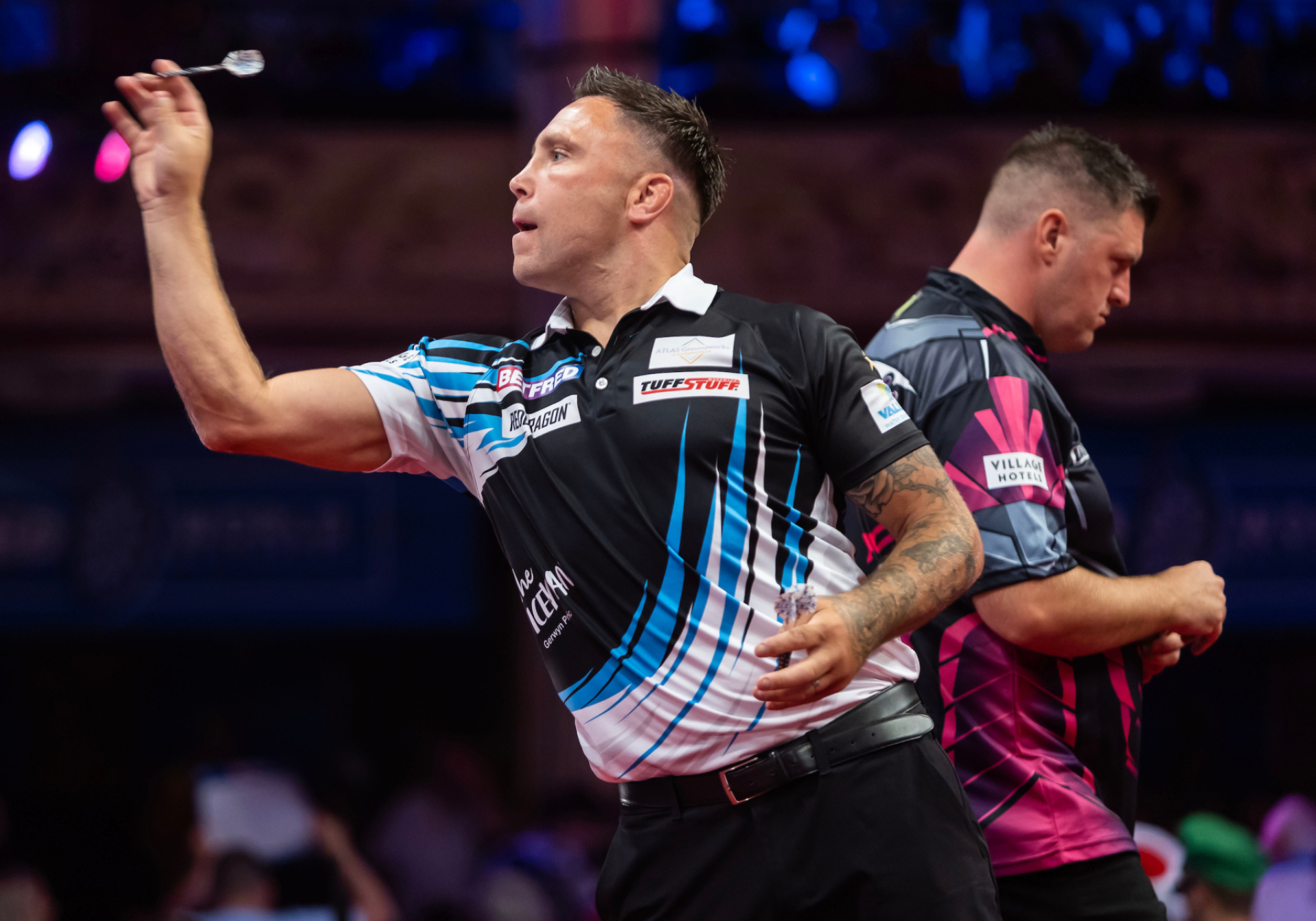 Gerwyn Price and Daryl Gurney