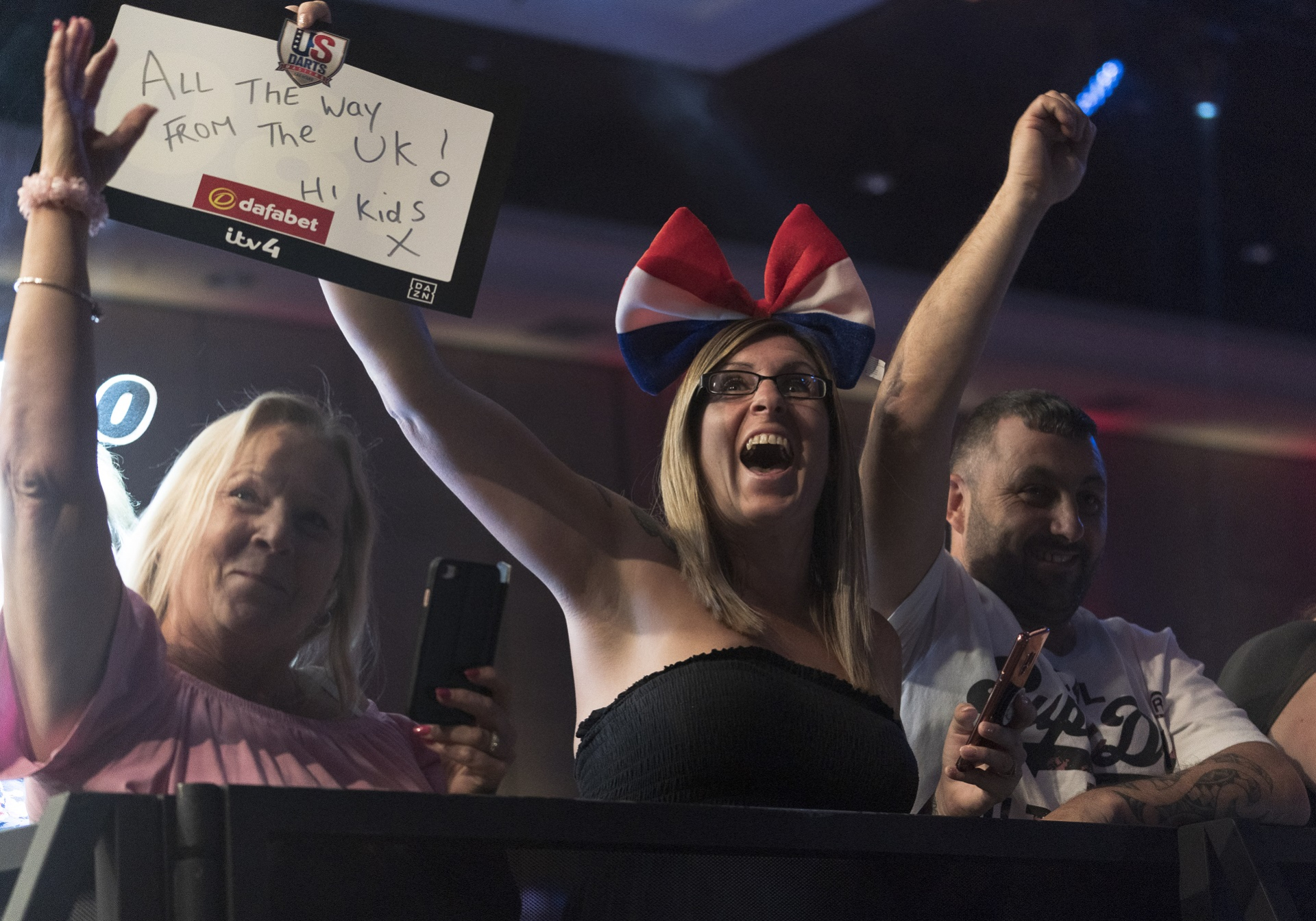 Fans at the Dafabet US Darts Masters