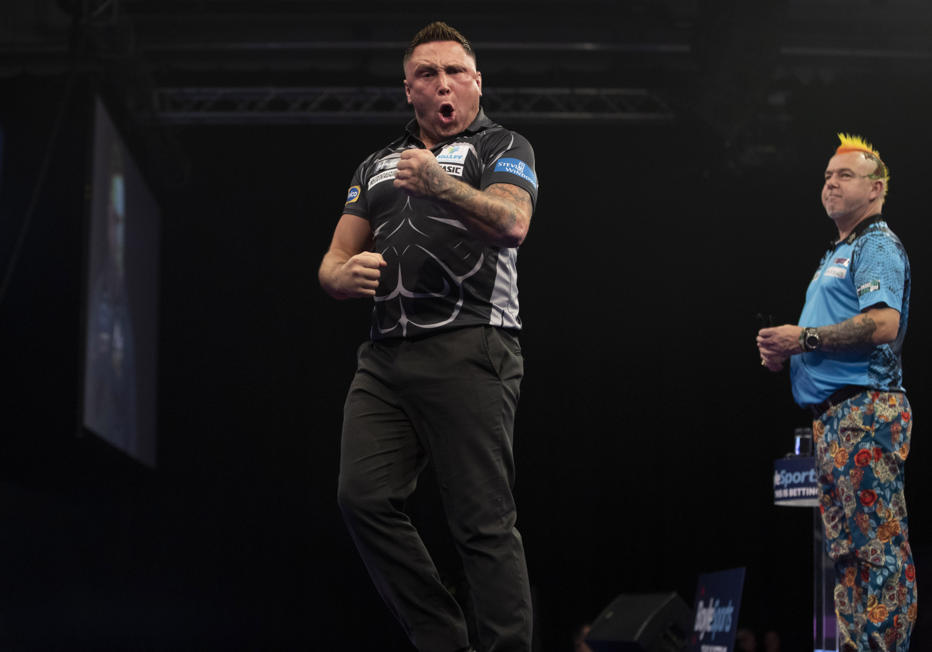 Gerwyn Price, Peter Wright (Lawrence Lustig, PDC)