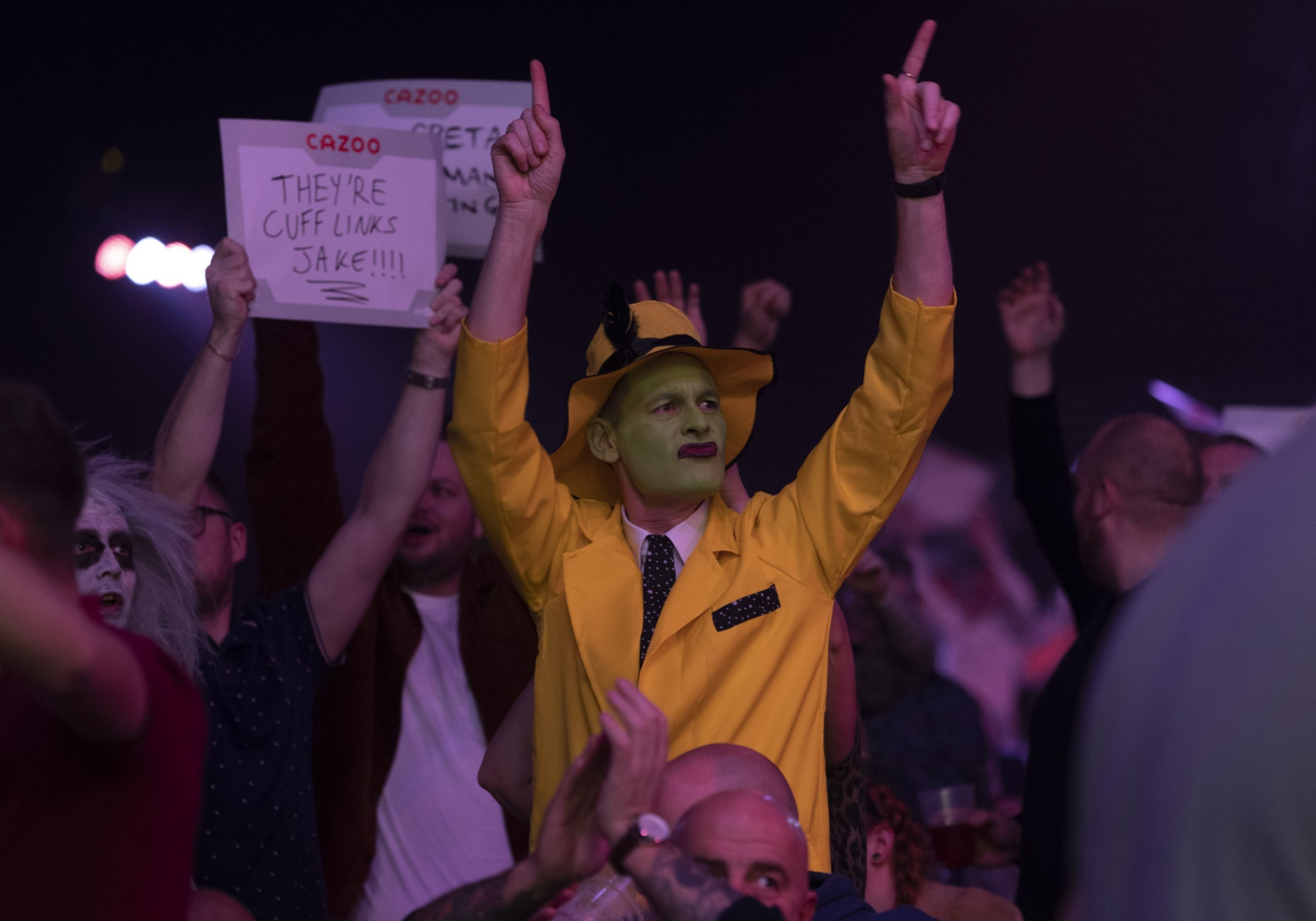 Fans at the Cazoo Grand Slam of Darts