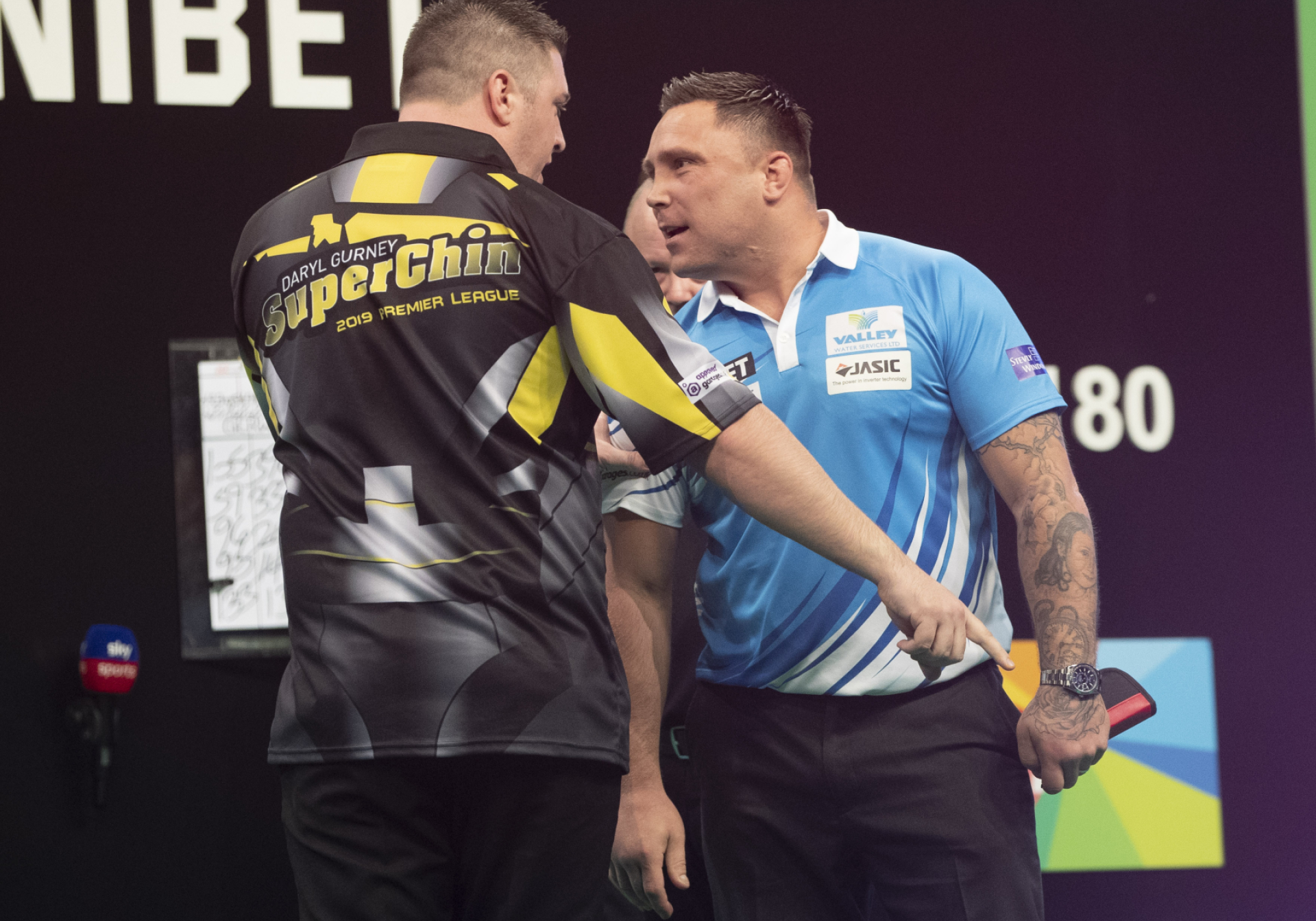 Daryl Gurney, Gerwyn Price (Lawrence Lustig, PDC)