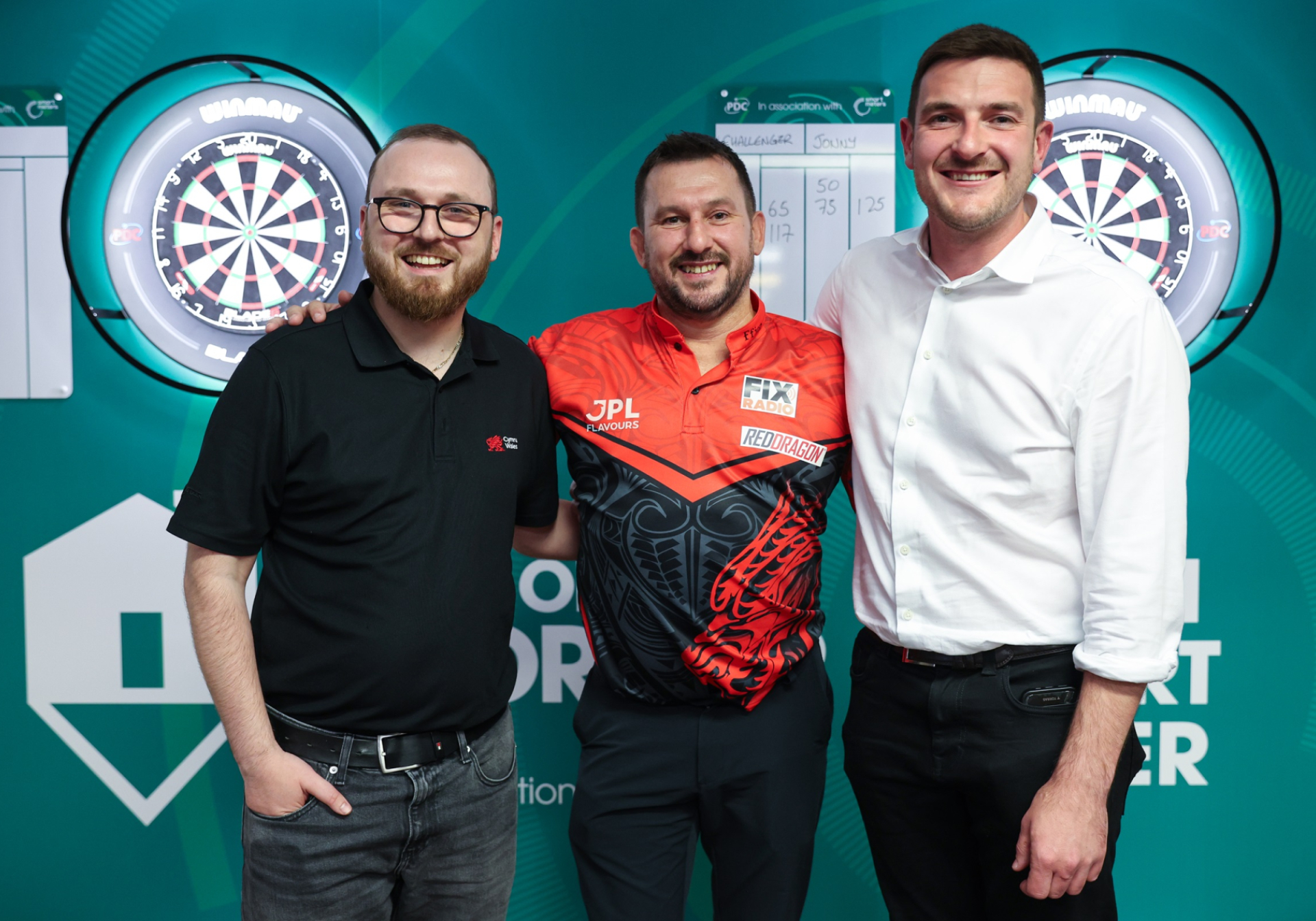 Jack Sargeant MS & James Evans MS with Jonny Clayton