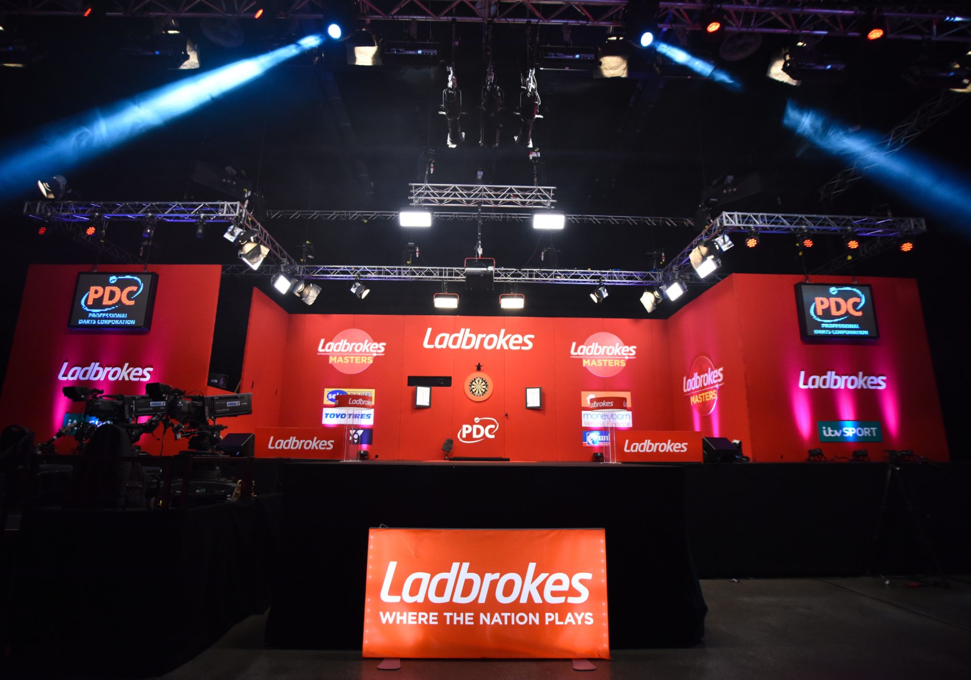 Ladbrokes Masters stage