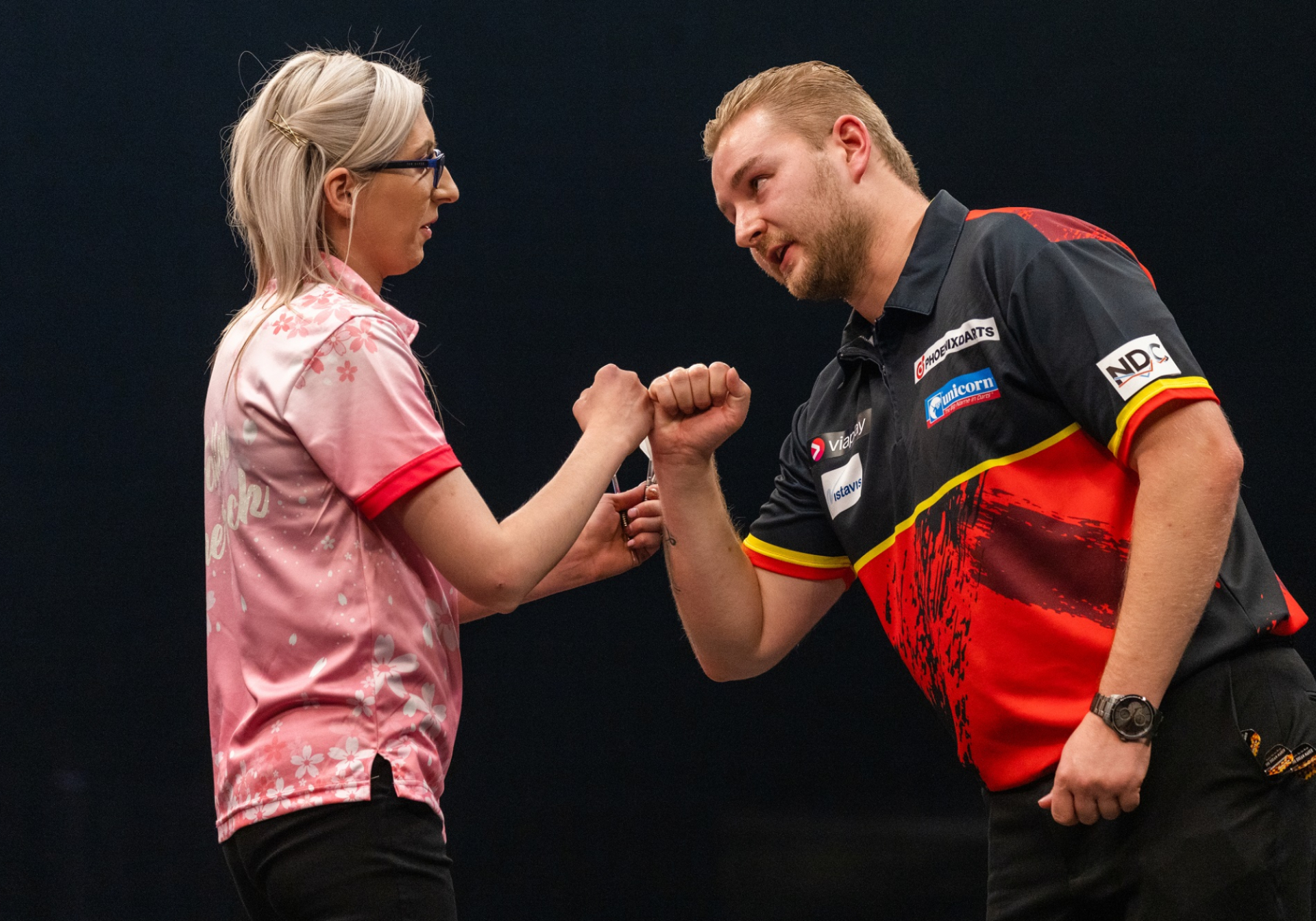 Fallon Sherrock & Dimitri Van den Bergh