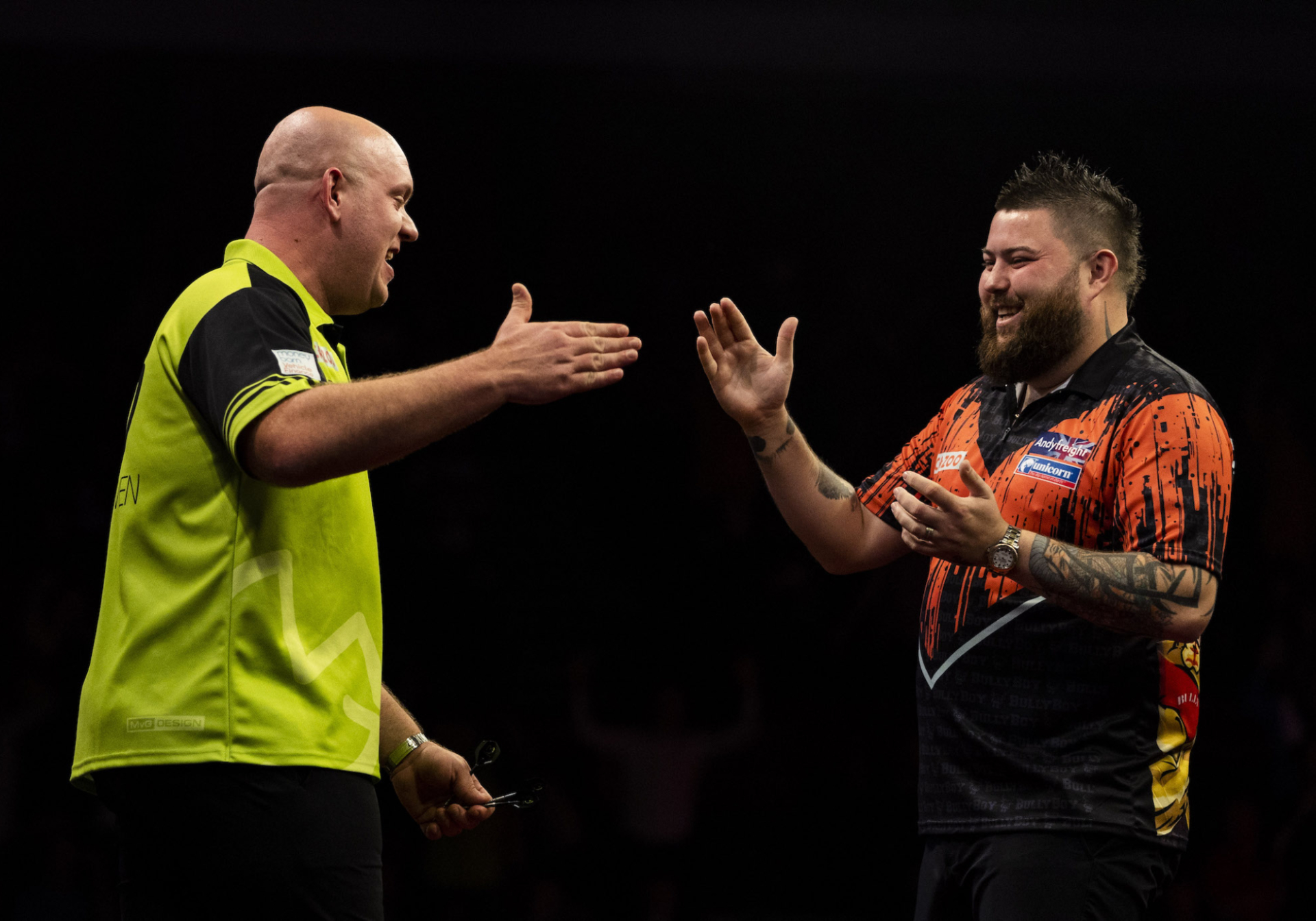 Michael van Gerwen, Michael Smith