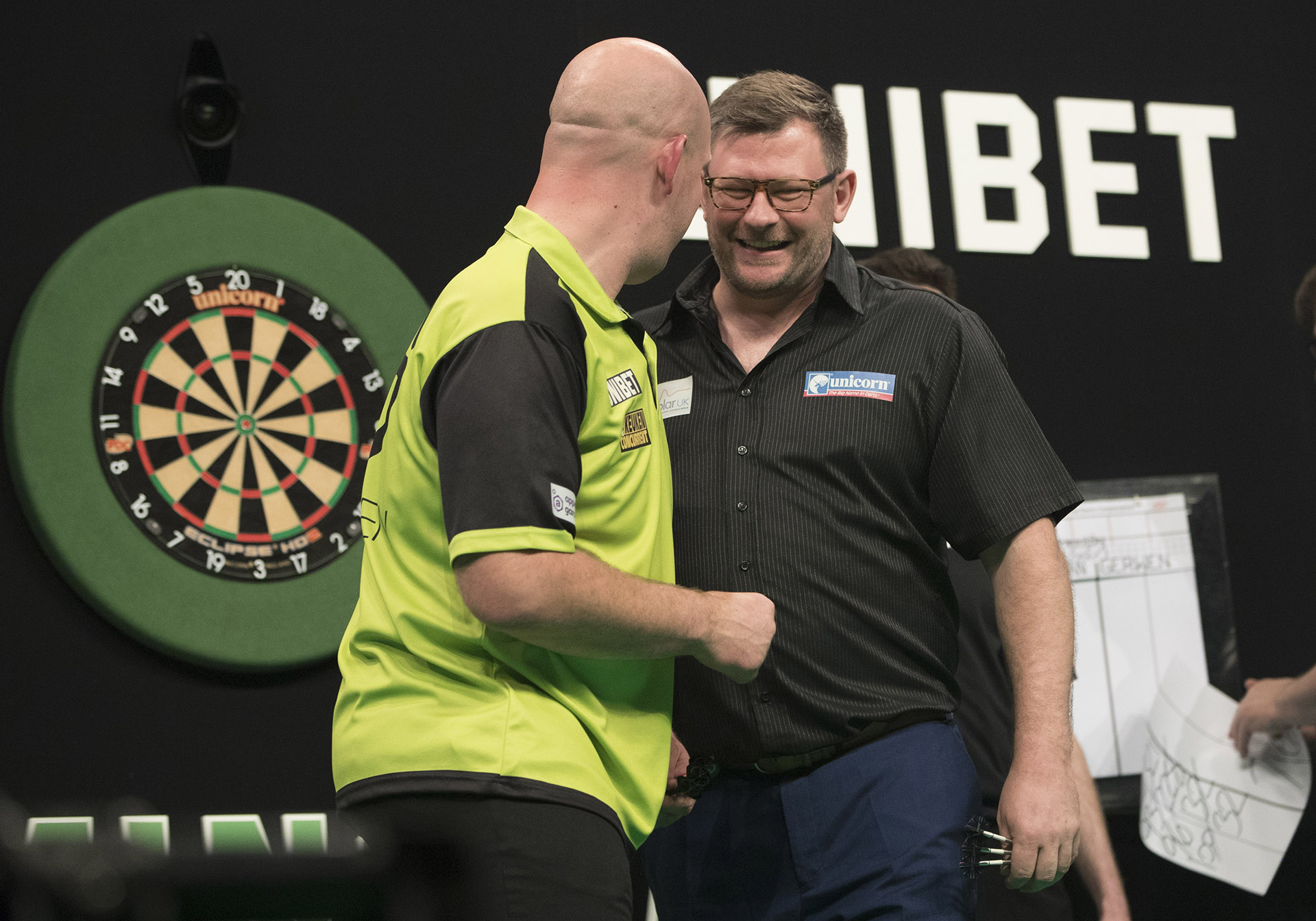 Michael van Gerwen, James Wade (Lawrence Lustig, PDC)