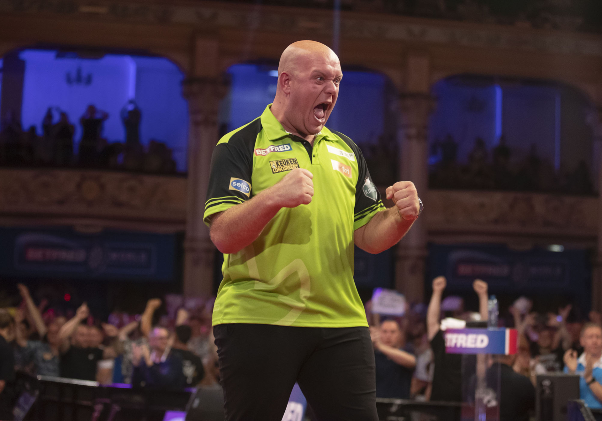 Michael van Gerwen vs Gerwyn Price (Taylor Lanning/PDC)