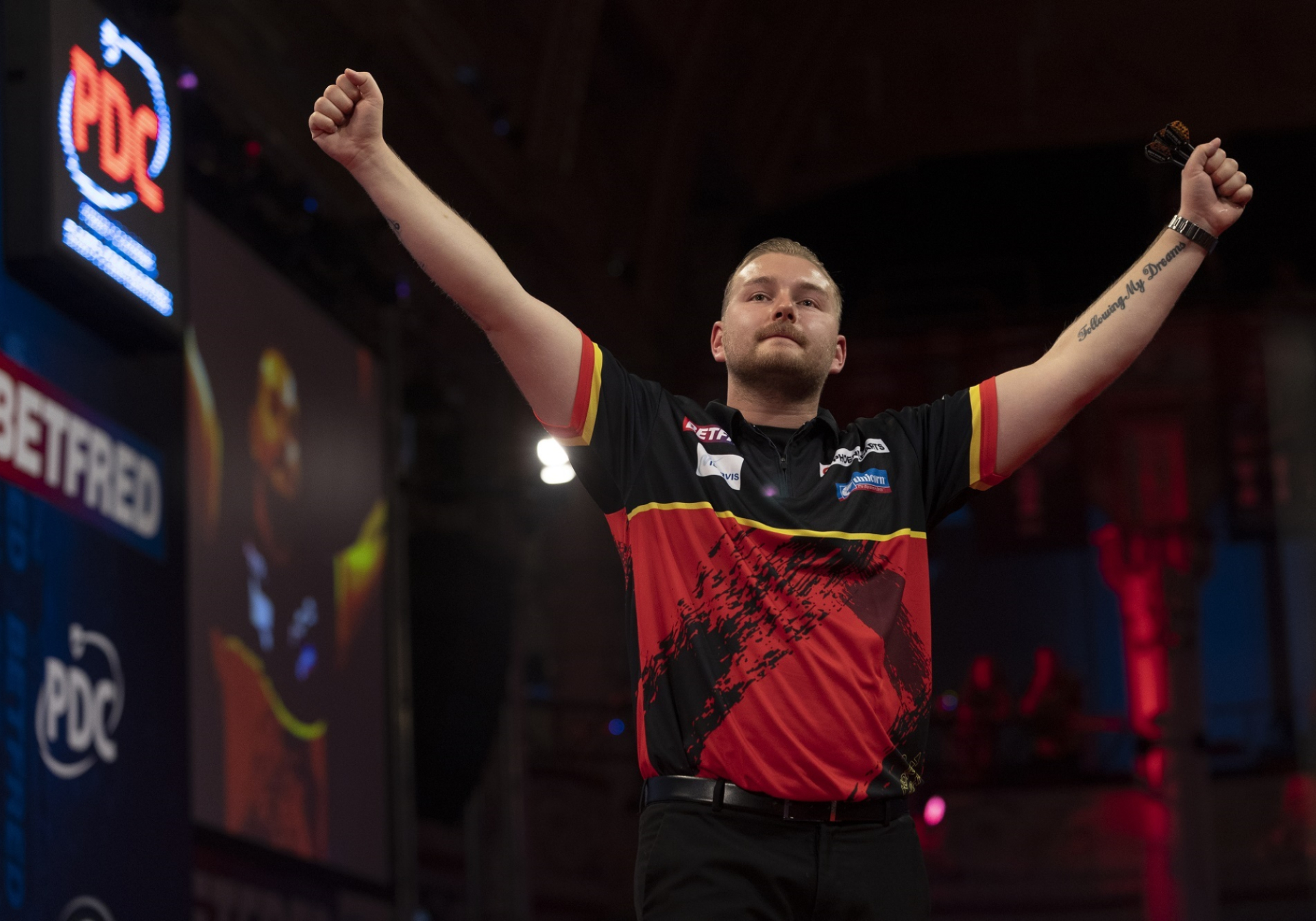 Dimitri Van den Bergh - Betfred World Matchplay (Lawrence Lustig, PDC)