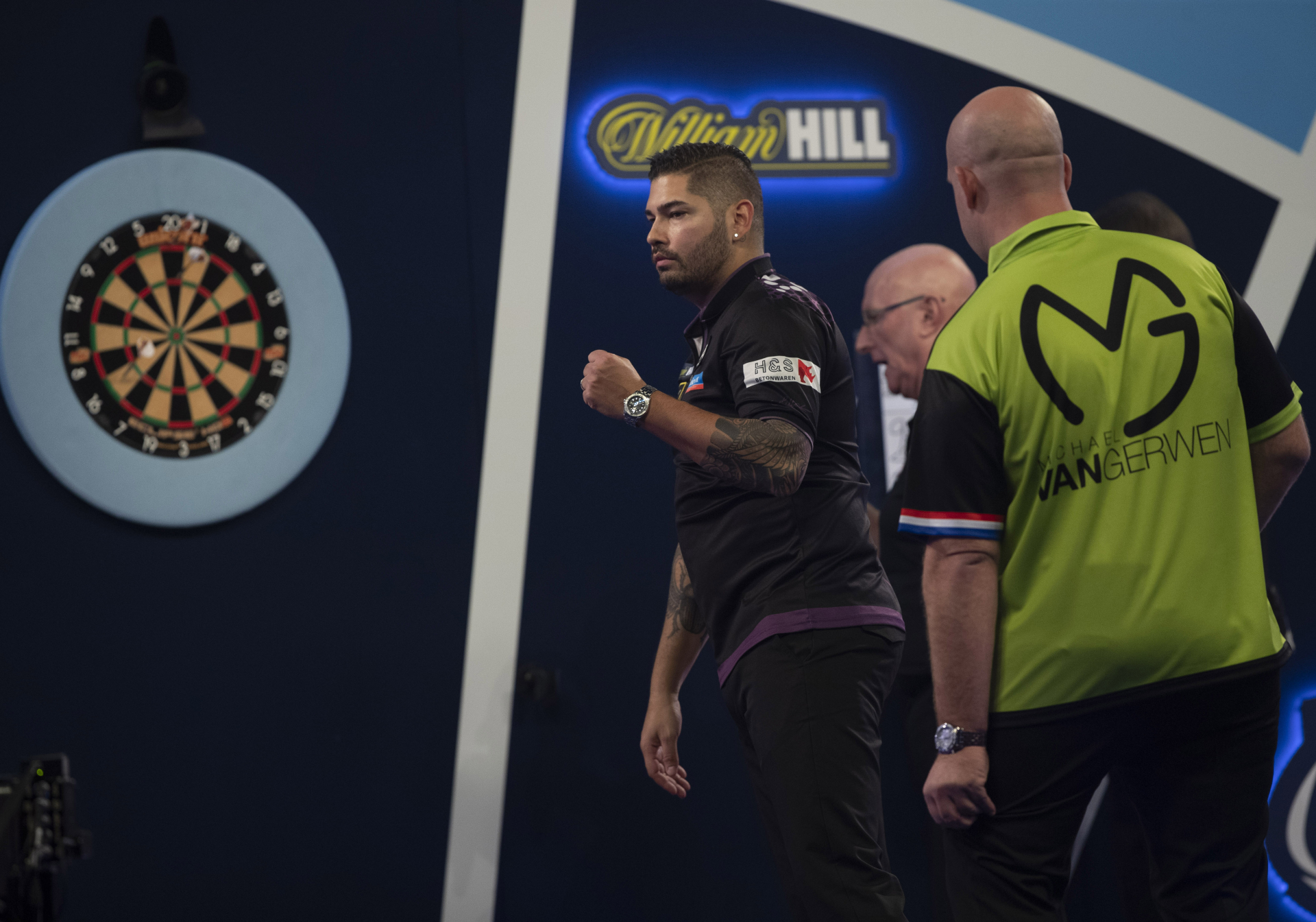 Jelle Klaasen, Michael van Gerwen (Lawrence Lustig, PDC)