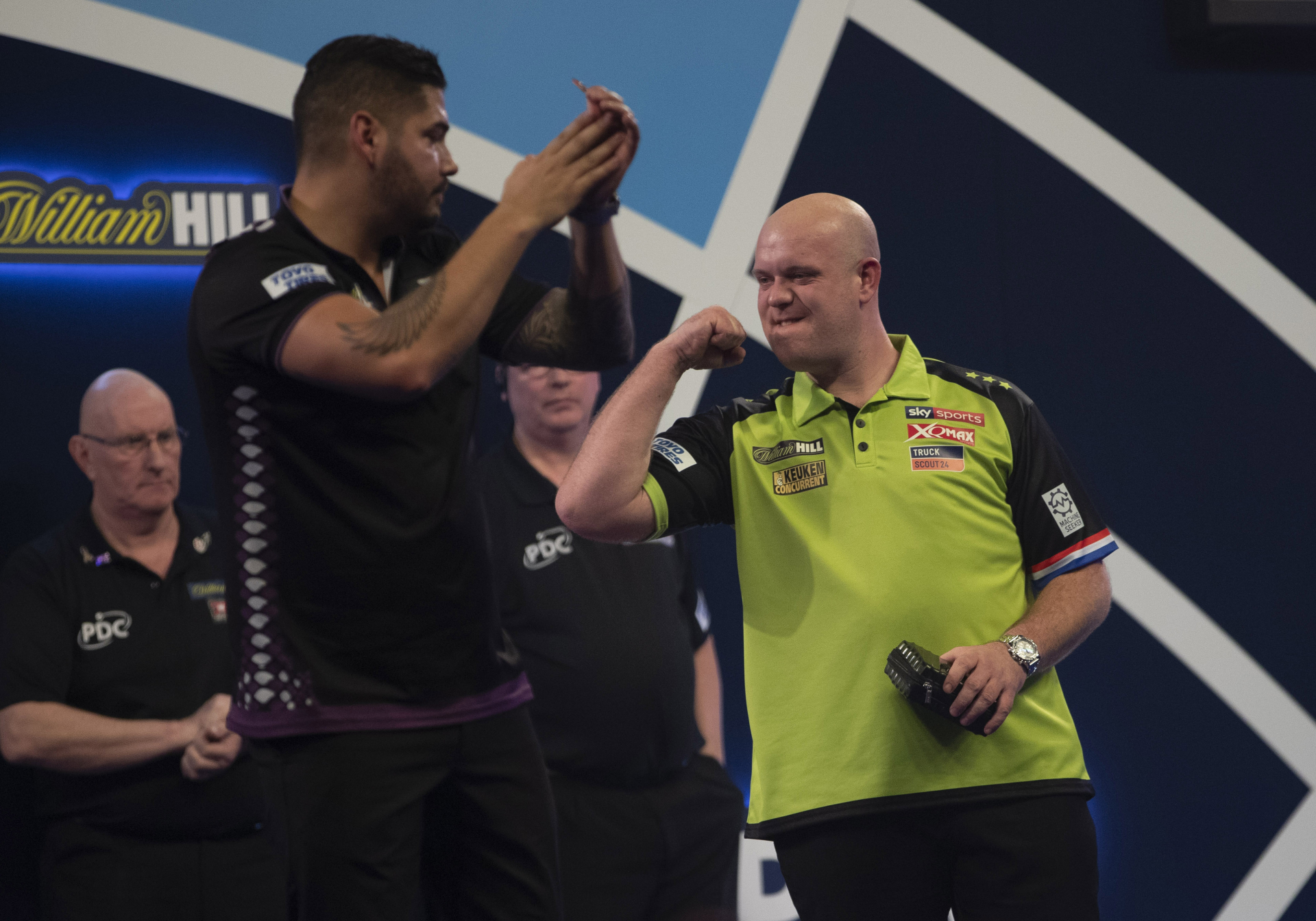 Jelle Klaasen, Michael van Gerwen (Lawrence Lustig, PDC)