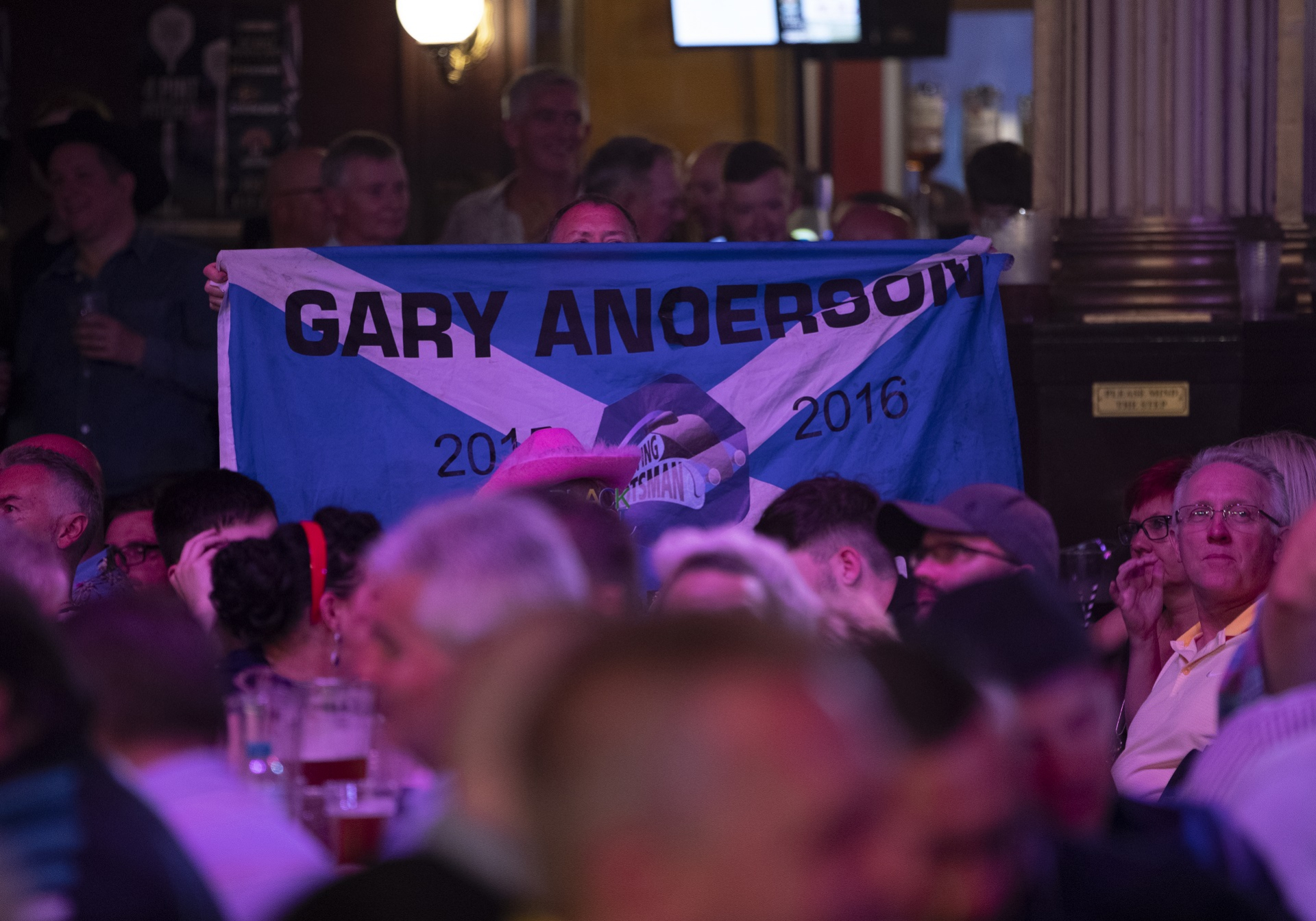 Fans at the Betfred World Matchplay