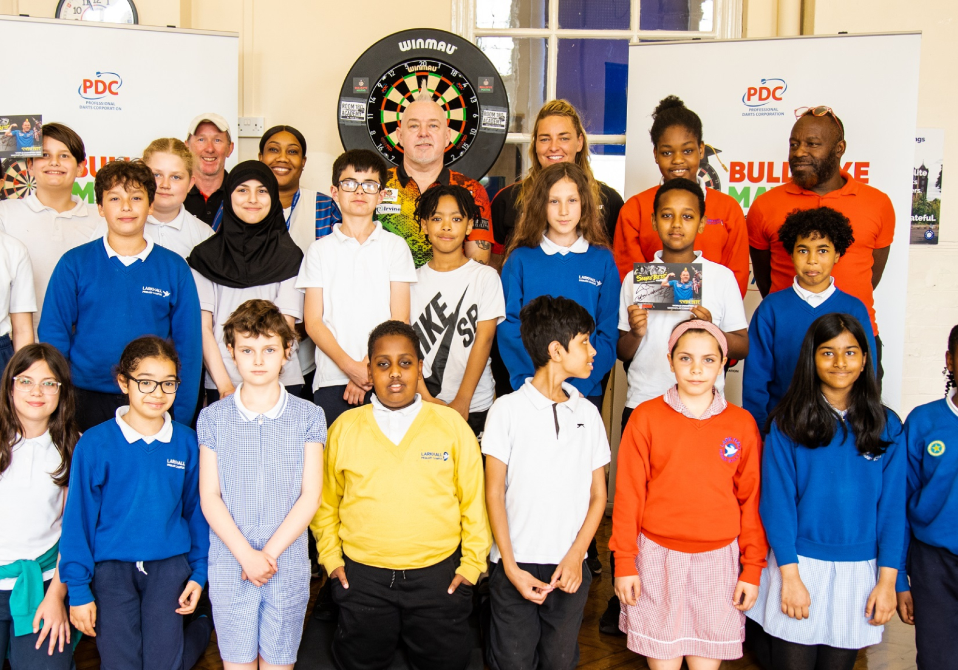 Peter Wright at Lark Hall Primary School - Bullseye Maths