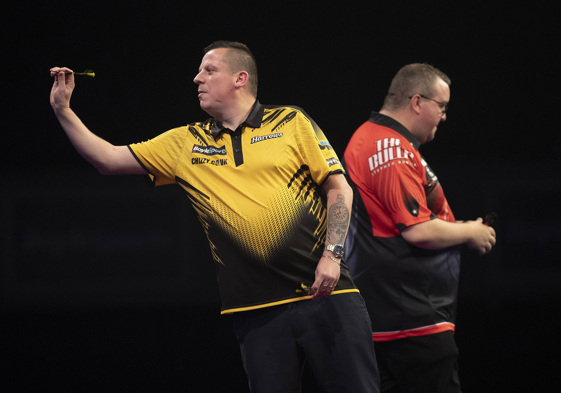 Dave Chisnall, Stephen Bunting (Lawrence Lustig, PDC)