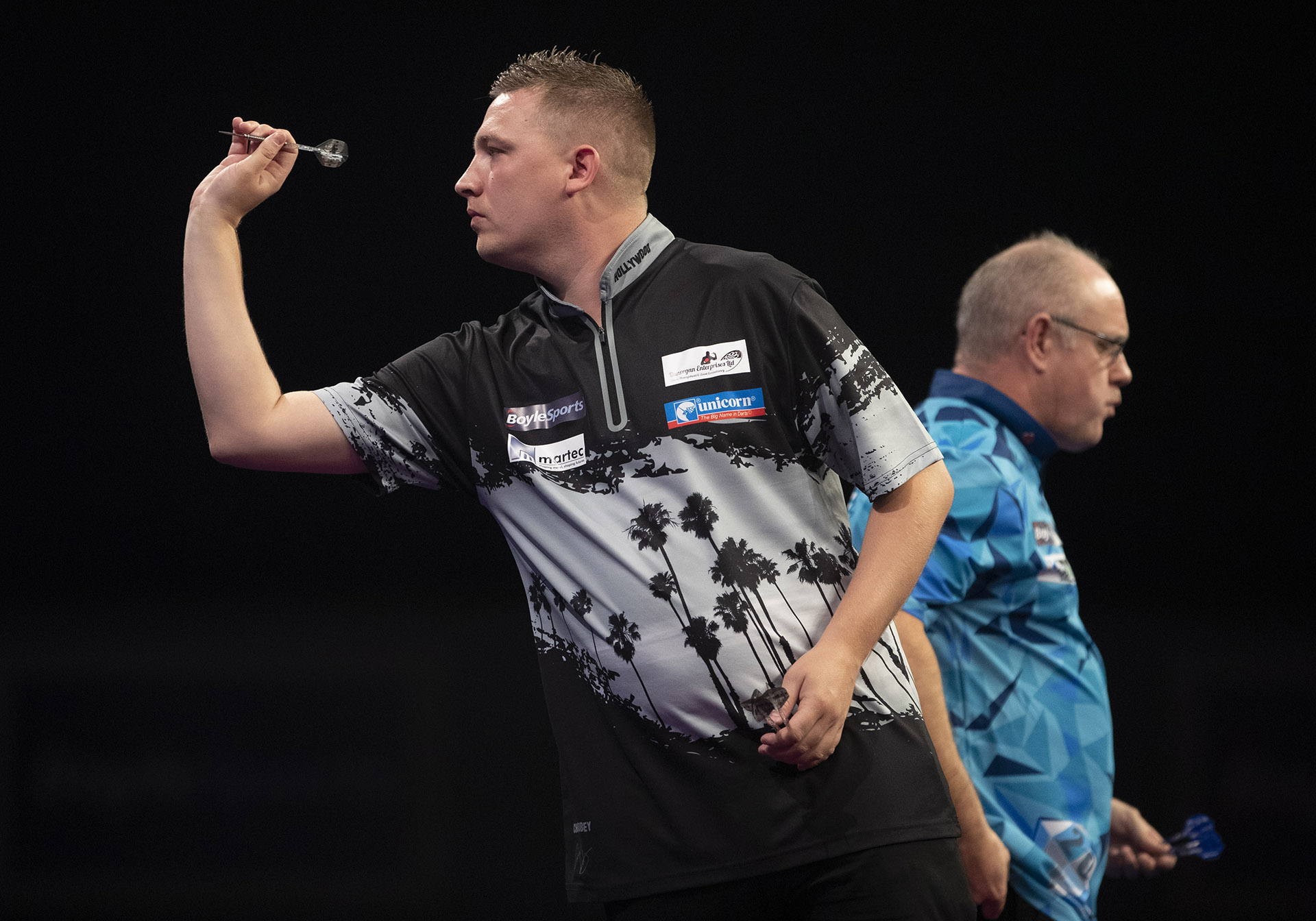 Chris Dobey, Ian White (Lawrence Lustig, PDC)