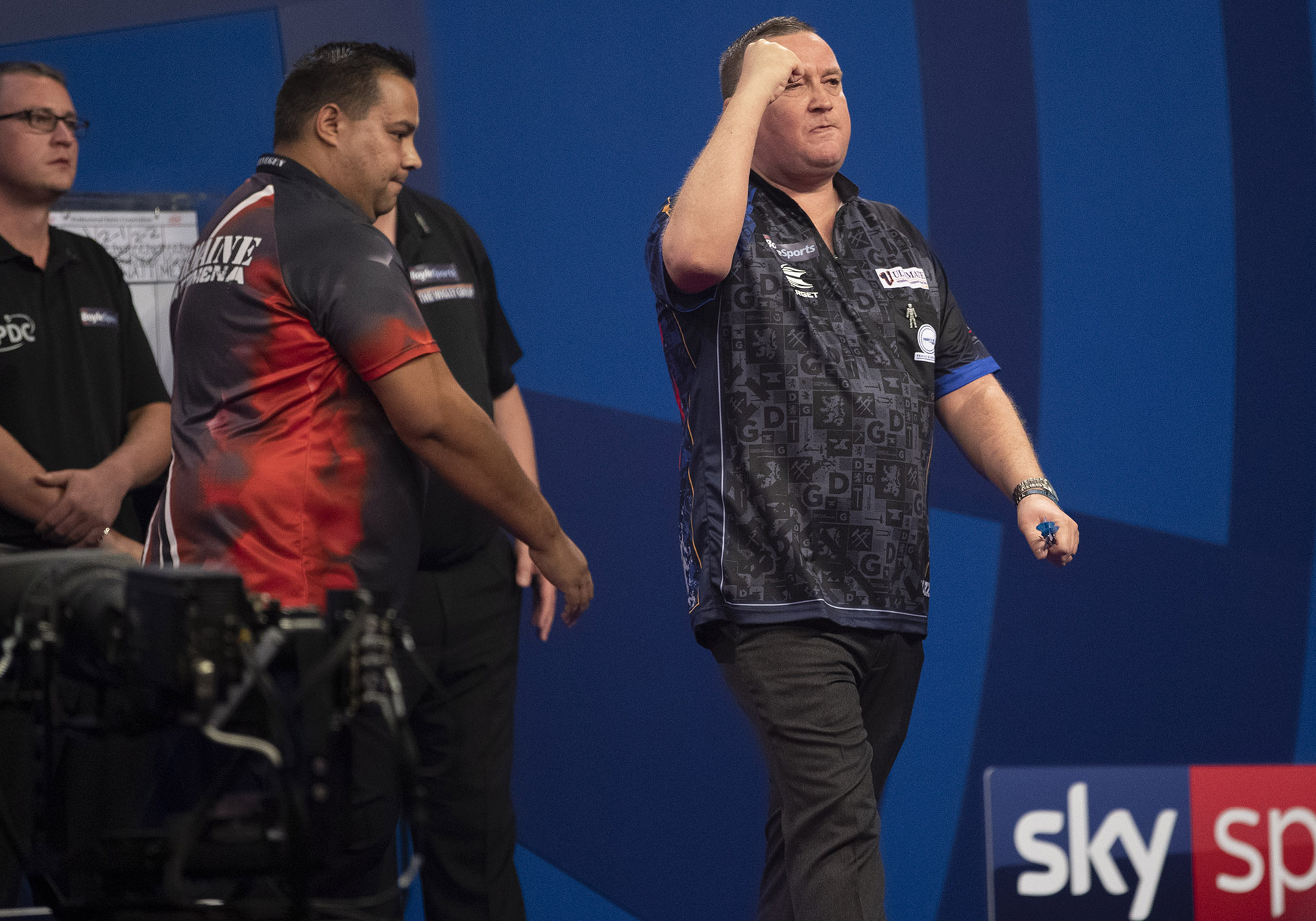 Glen Durrant, Jermaine Wattimena (Lawrence Lustig, PDC)