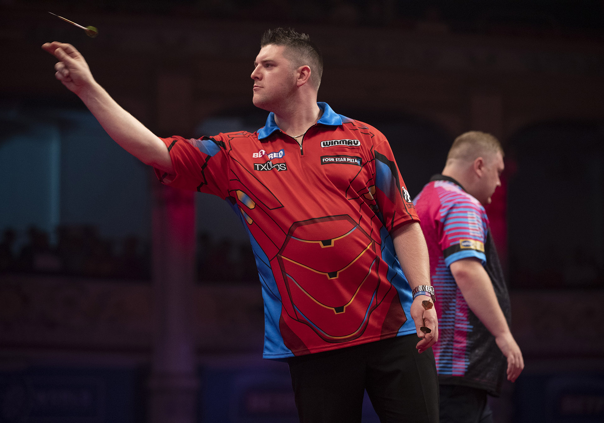 Daryl Gurney, Ricky Evans (Lawrence Lustig, PDC)