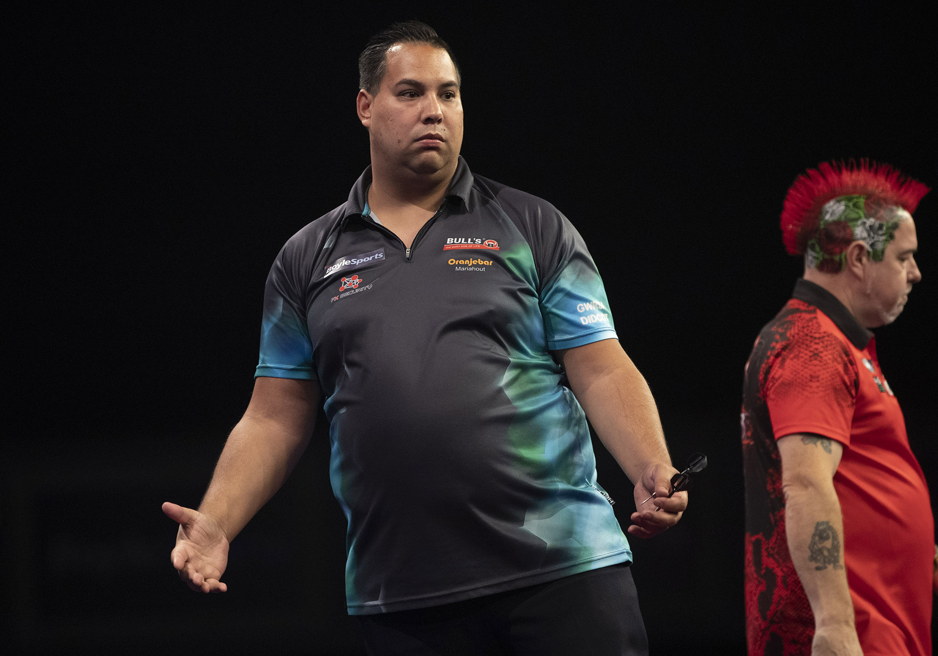 Jermaine Wattimena, Peter Wright (Lawrence Lustig, PDC)