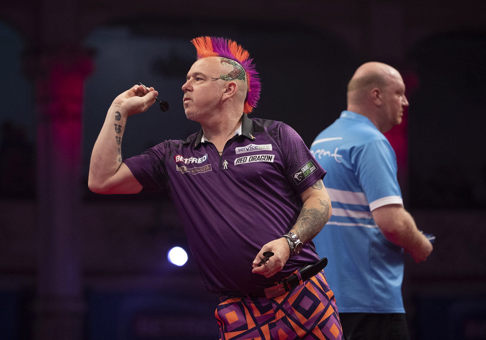 Peter Wright, Vincent van der Voort (Lawrence Lustig, PDC)