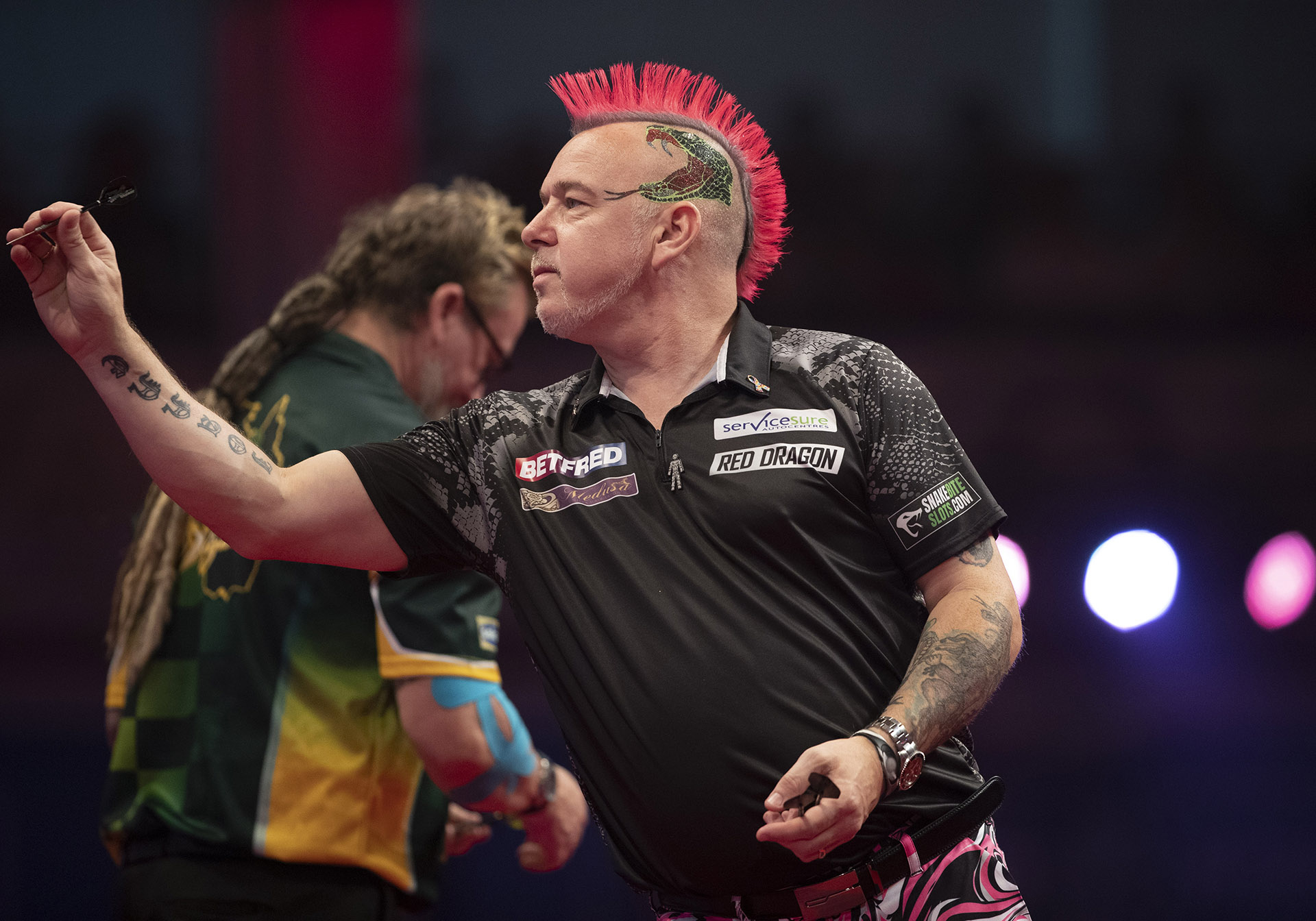 Peter Wright, Simon Whitlock (Lawrence Lustig, PDC)