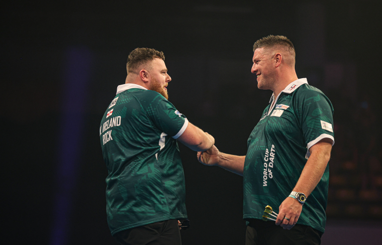 Daryl Gurney & Josh Rock (Jenny Segers/PDC Europe)