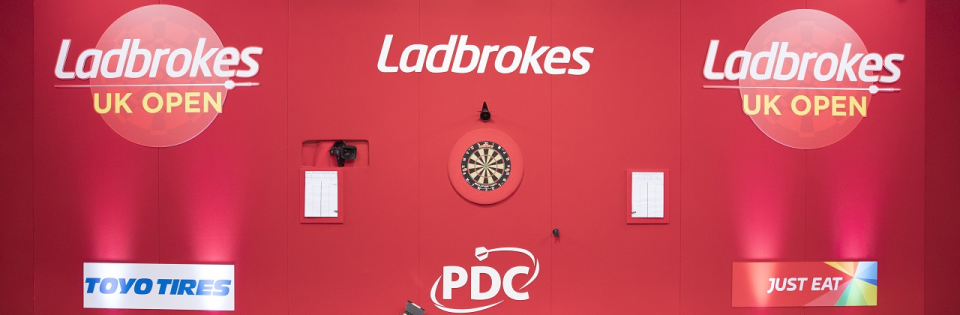 Kom forbi for at vide det Pointer presse The Ladbrokes UK Open, Darts Events, PDC