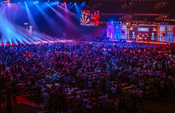 German Darts Masters crowd (PDC)