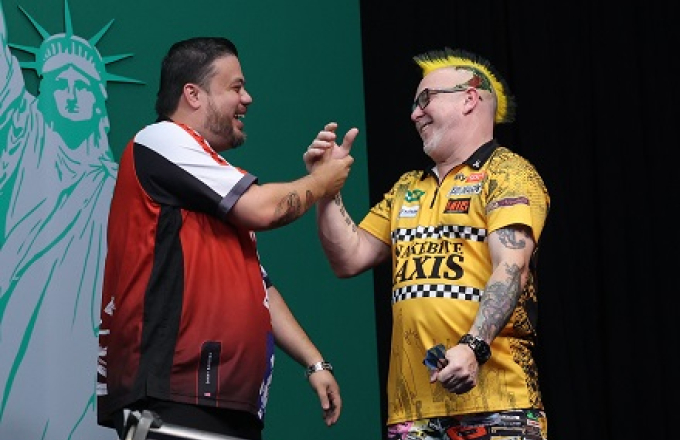 Danny Baggish & Peter Wright (Ed Mulholland, PDC)