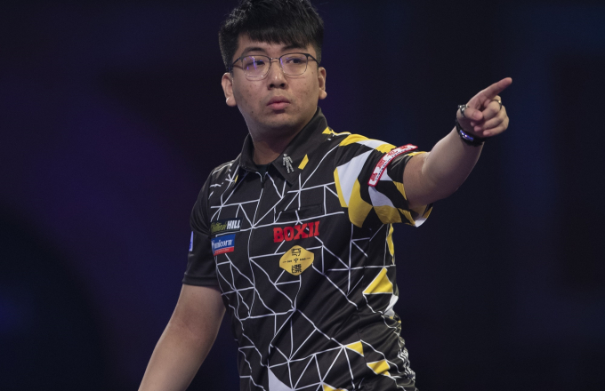 Xiaochen Zong was in superb form on Night Two of the PDC China Premier League