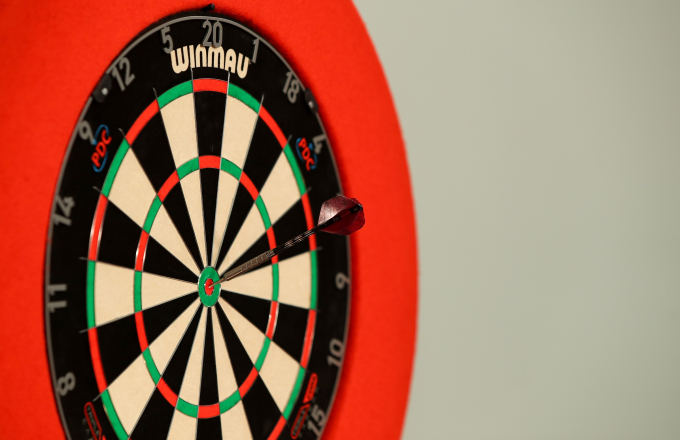 PDC dartboard